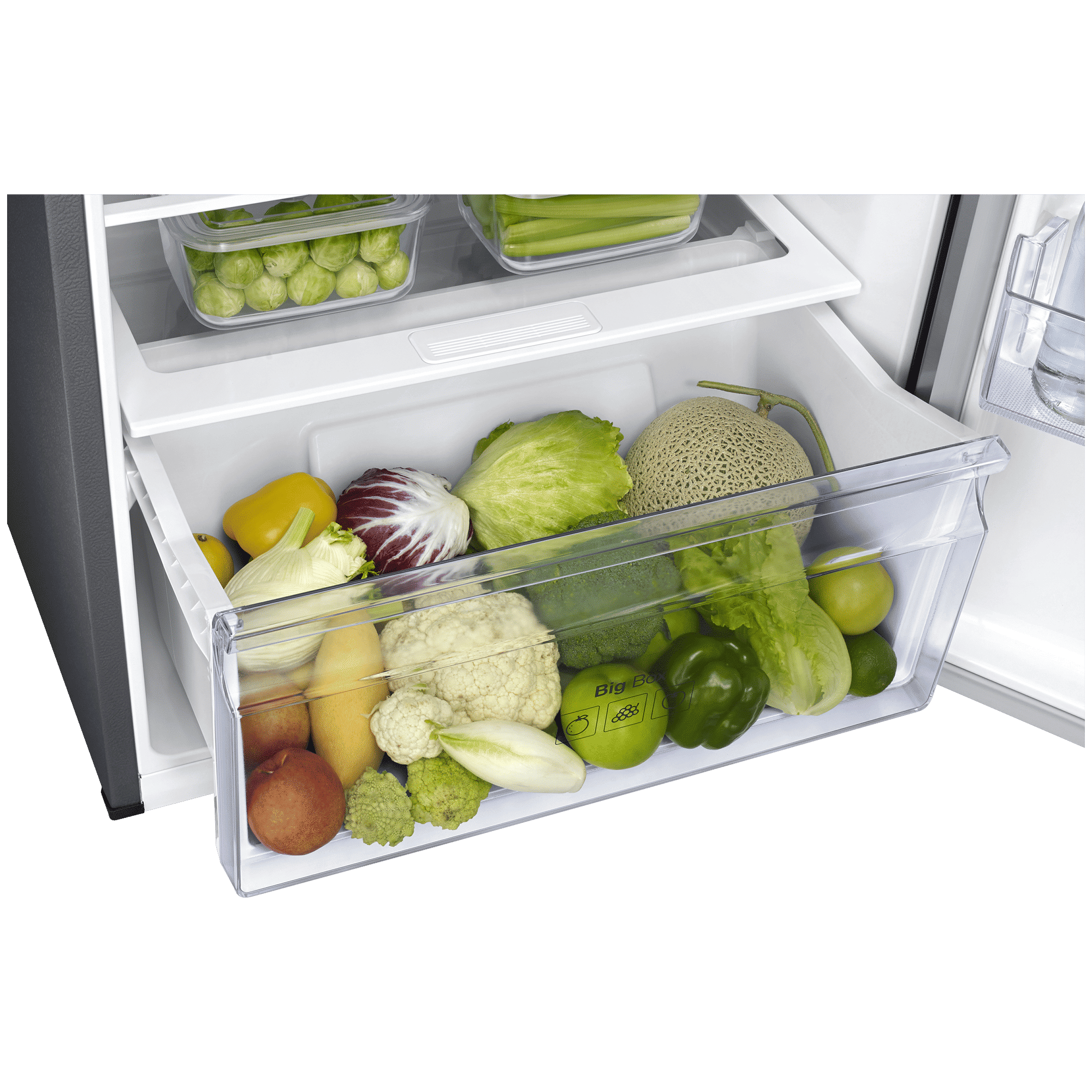 SAMSUNG 385 Litres 2 Star Frost Free Double Door Convertible Refrigerator with Deodorizer (RT42C5532S9/HL, Refined Inox)_10