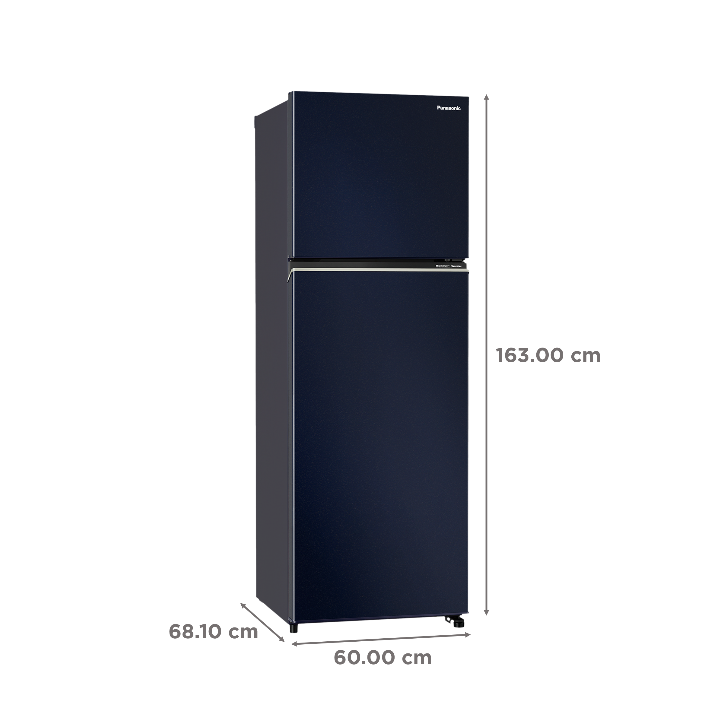 Panasonic Prime  275 Litres 3 Star Frost Free Double Door Convertible Refrigerator with AG Clean Technology (NR-TG328CPAN, Ocean Blue)_3