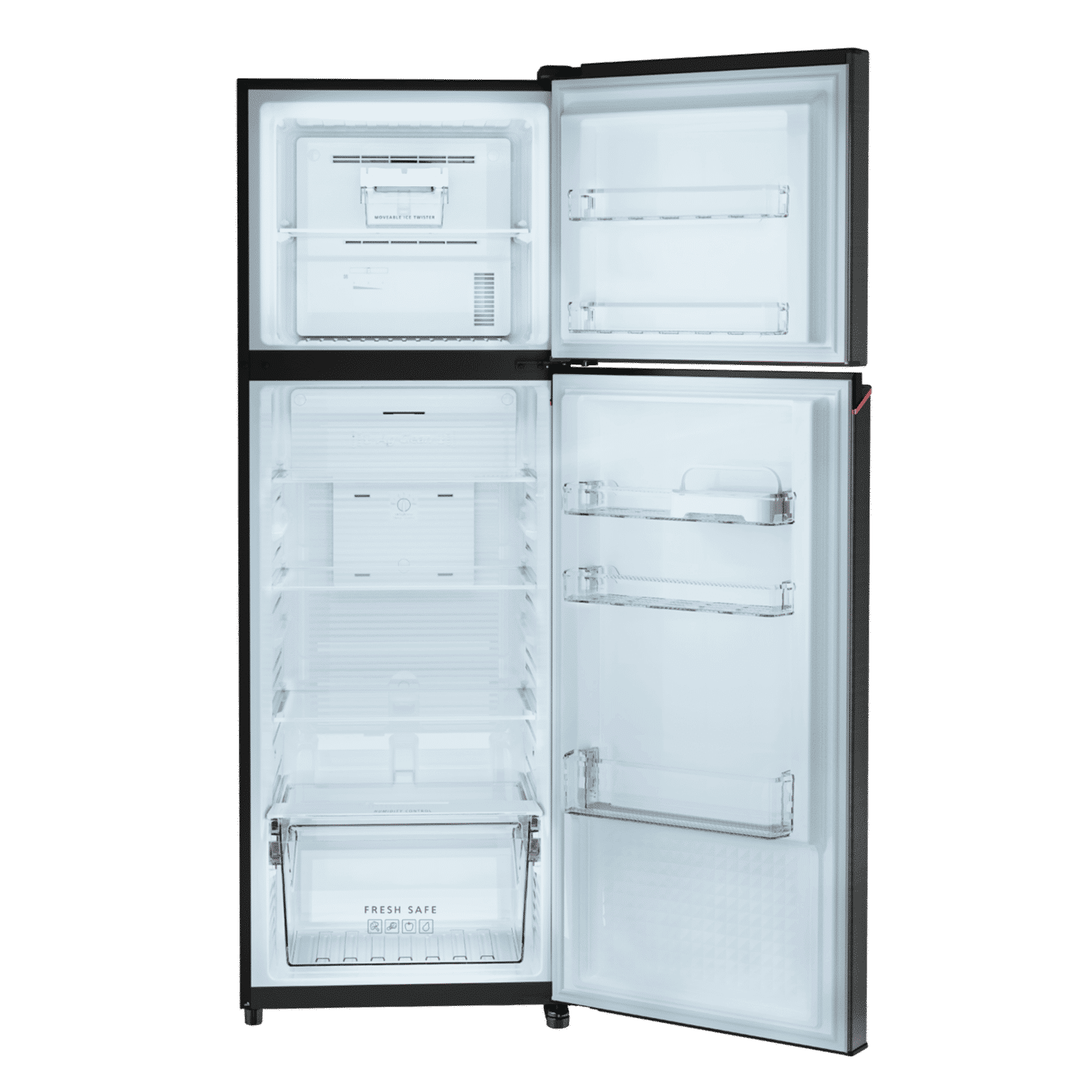 Panasonic Prime 304 Litres 3 Star Frost Free Double Door Convertible Refrigerator with AG Clean Technology (NR-TG358CPKN, Diamond Black) Panasonic Prime 304 Litres 3 Star Frost Free Double Door Convertible Refrigerator with AG Clean Technology (NR-TG358CPKN, Diamond Black)_5