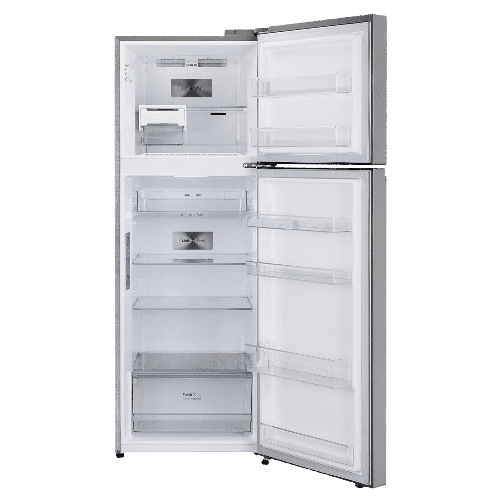 LG 343 Litres 3 Star Frost Free Double Door Convertible Refrigerator with Stabilizer Free Operation (GL-T382TPZX, Shiny Steel) LG 343 Litres 3 Star Frost Free Double Door Convertible Refrigerator with Stabilizer Free Operation (GL-T382TPZX, Shiny Steel)_6
