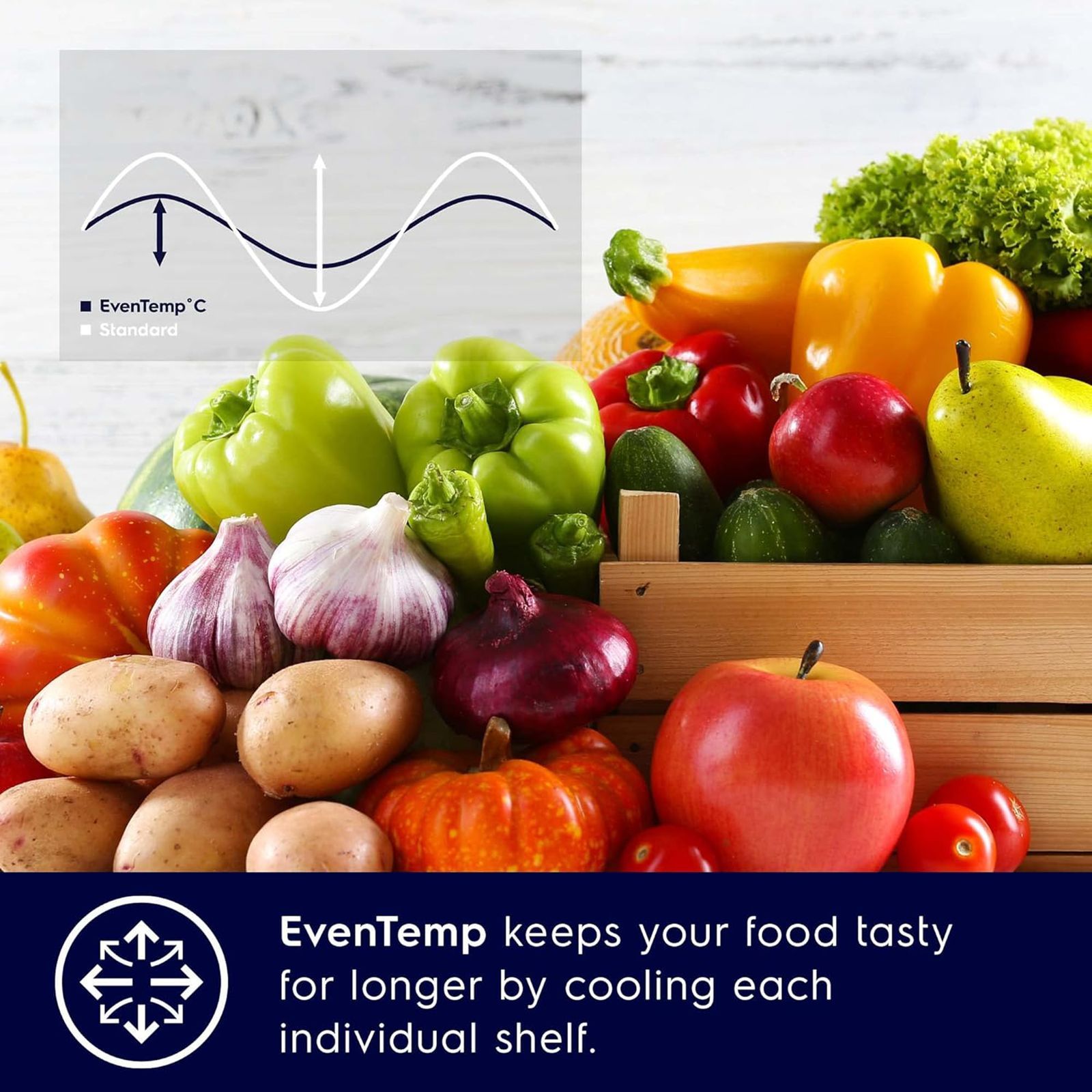 Electrolux UltimateTaste 500 537 Litres 1 Star Frost Free Double Door Refrigerator with Door Alarm (ETE5700C-A, Arctic Silver Steel)_8