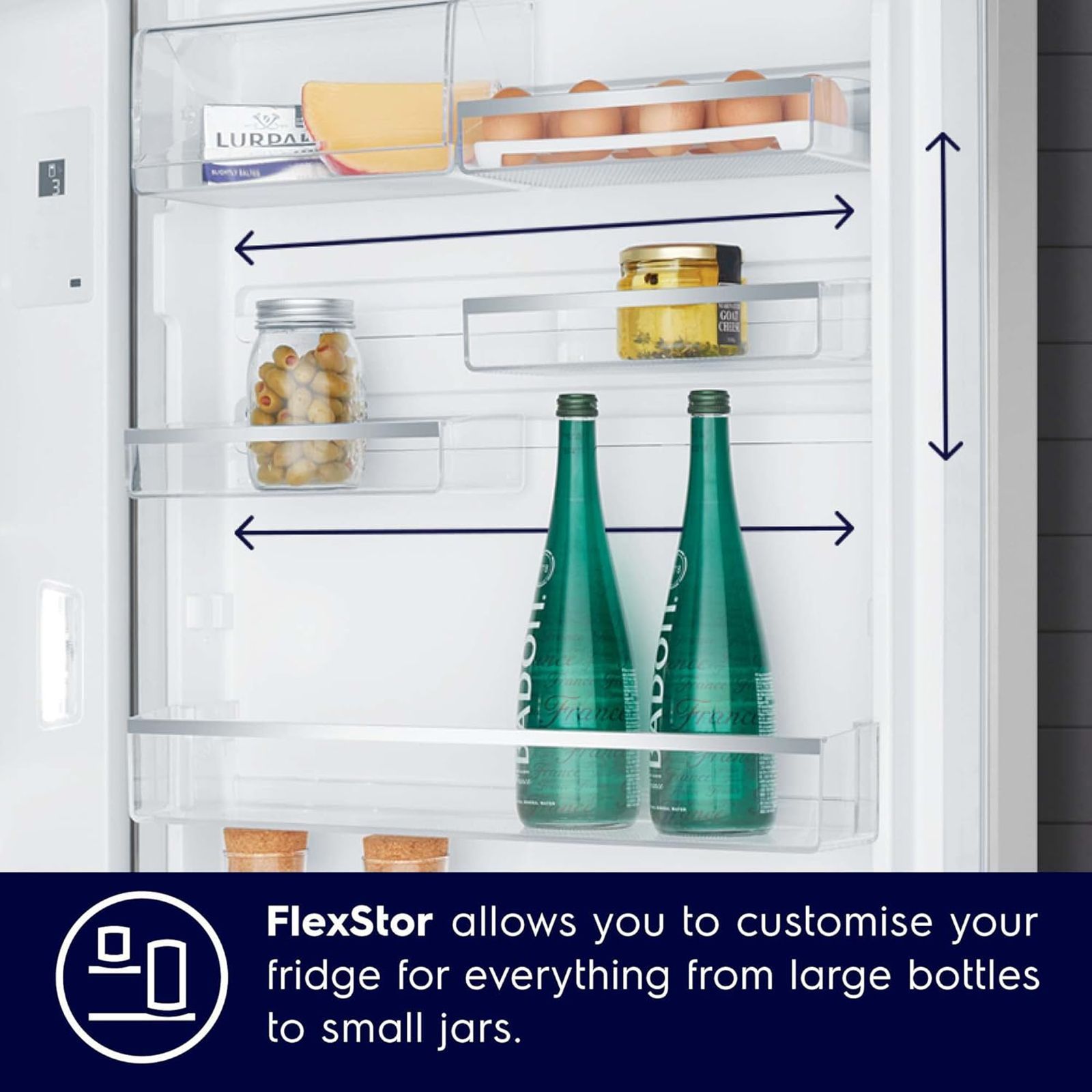 Electrolux UltimateTaste 500 537 Litres 1 Star Frost Free Double Door Refrigerator with Door Alarm (ETE5700C-A, Arctic Silver Steel)_9