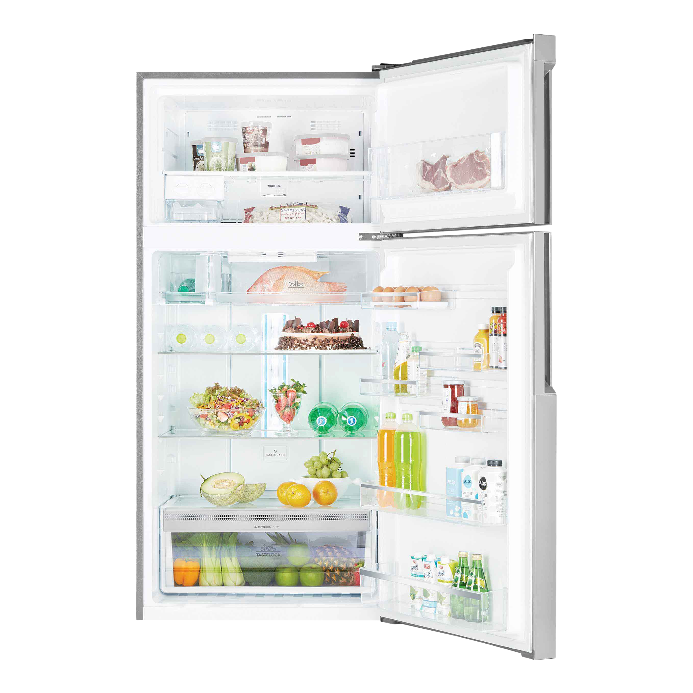 Electrolux UltimateTaste 500 537 Litres 1 Star Frost Free Double Door Refrigerator with Door Alarm (ETE5700C-A, Arctic Silver Steel)_5