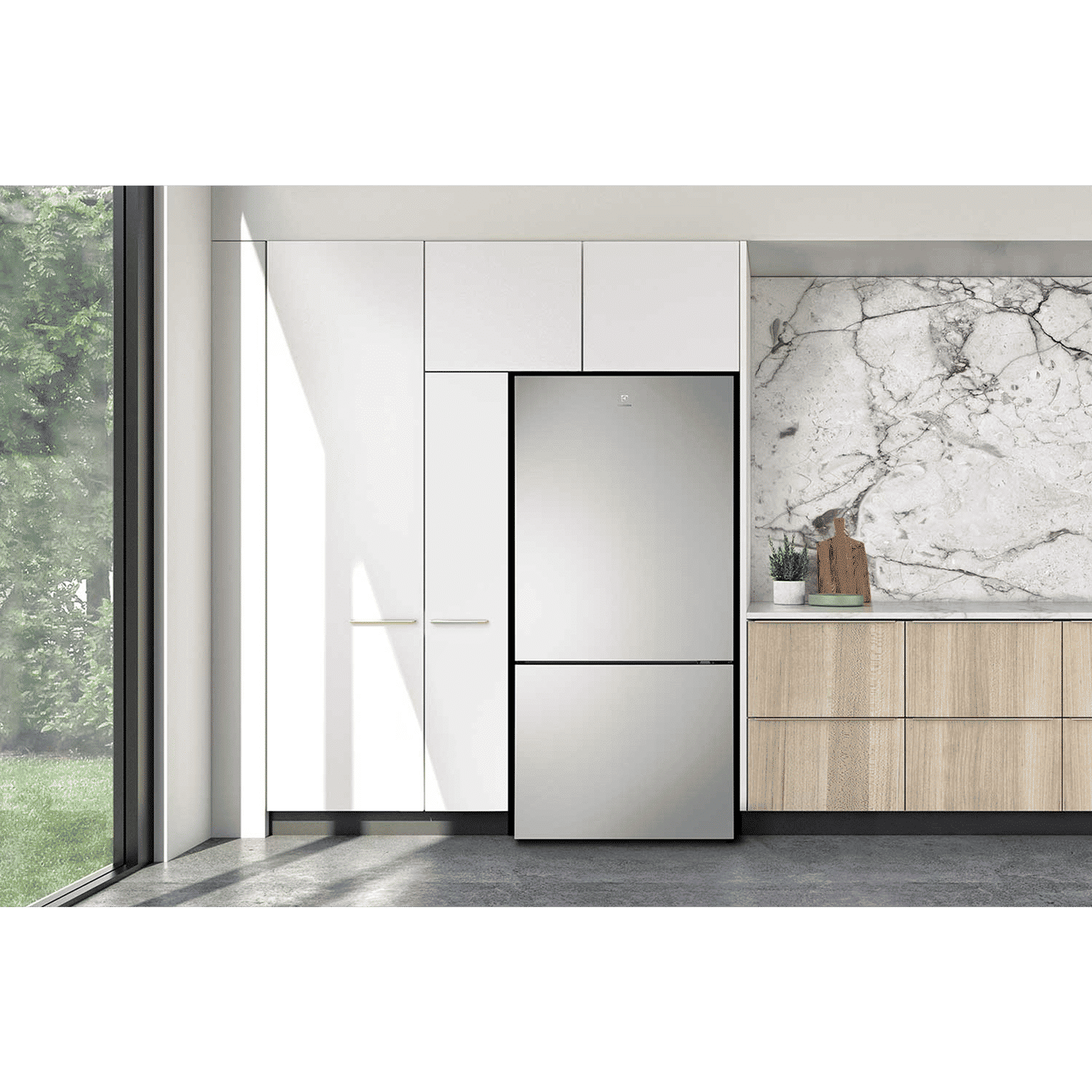 Electrolux UltimateTaste 500 496 Litres 2 Star Frost Free Double Door Bottom Mount Refrigerator with Door Alarm (EBE5302C-S, Stainless Steel)_8