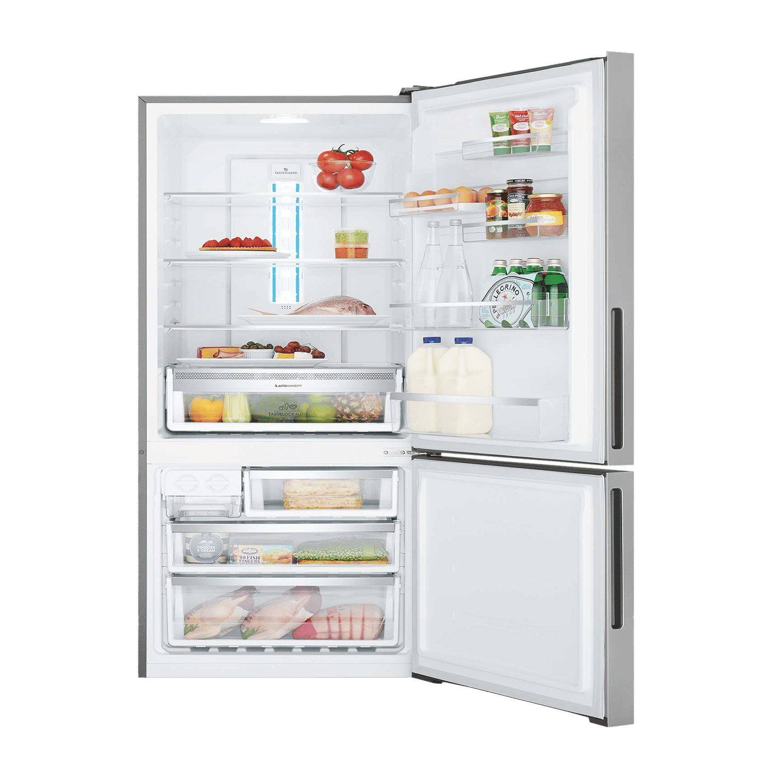 Electrolux UltimateTaste 500 496 Litres 2 Star Frost Free Double Door Bottom Mount Refrigerator with Door Alarm (EBE5302C-S, Stainless Steel)_5