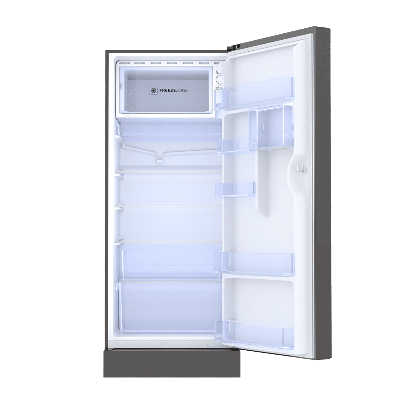 Haier 215 Litres 3 Star Direct Cool Single Door Refrigerator with Base Drawer (HRD-2353PMG-P, Mirror Glass)_8