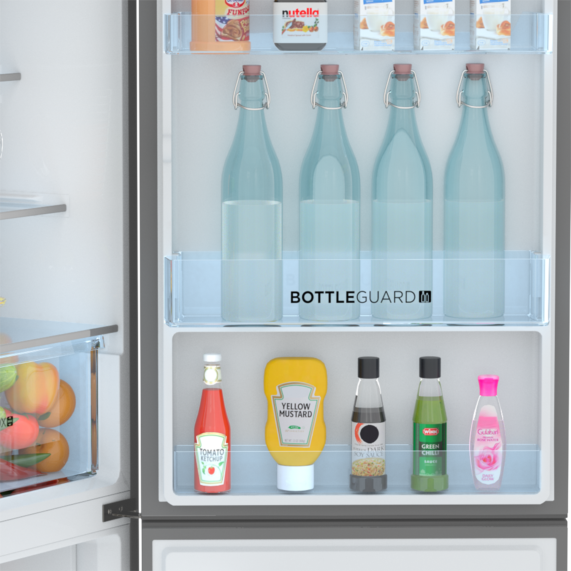 Haier 265 Litres 3 Star Frost Free Double Door Bottom Mount Convertible Refrigerator with Twin Inverter Technology (HRB-3153BIS-P, Inox Steel) Haier 265 Litres 3 Star Frost Free Double Door Bottom Mount Convertible Refrigerator with Twin Inverter Technology (HRB-3153BIS-P, Inox Steel)_8