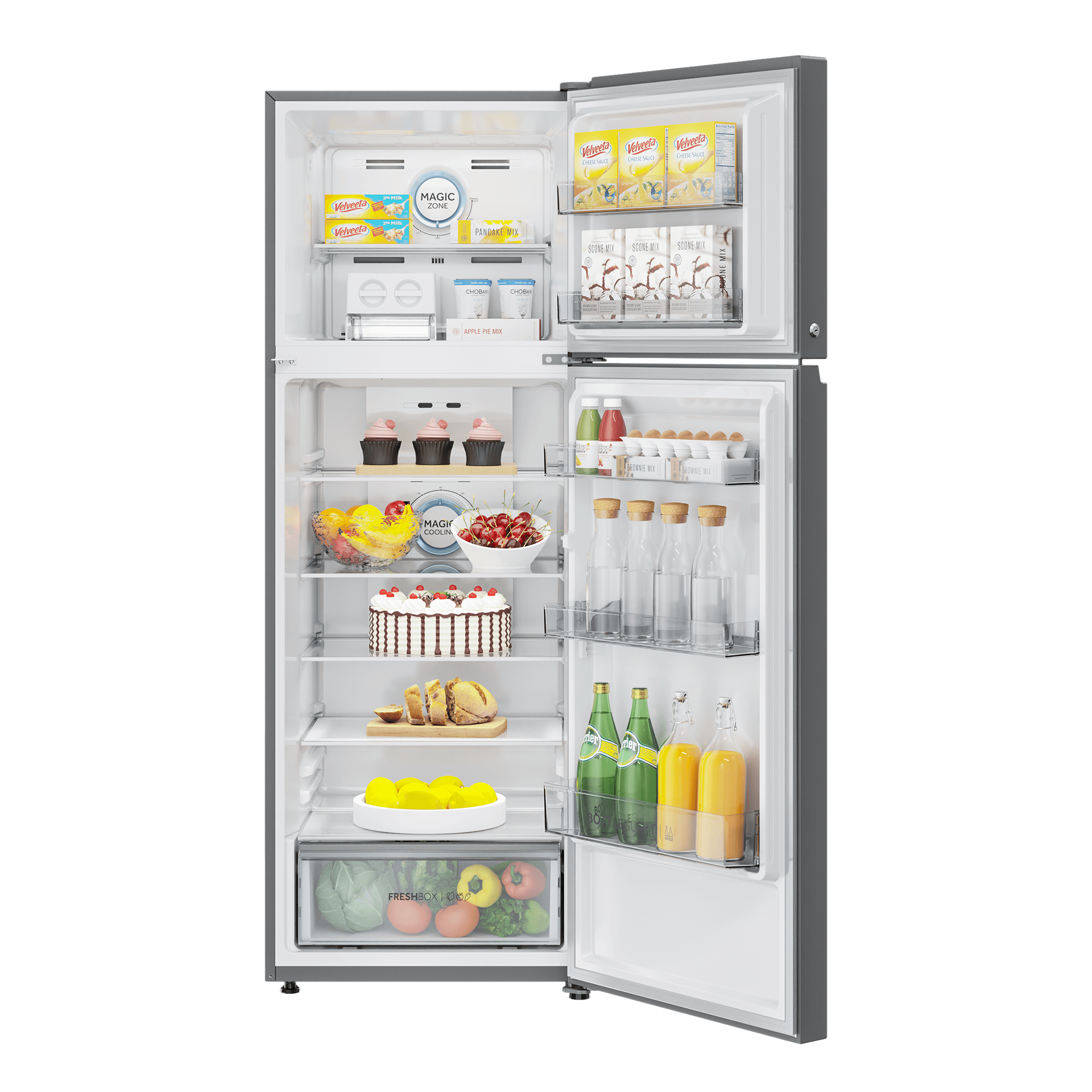 Haier 328 Litres 3 Star Frost Free Double Door Convertible Refrigerator with Triple Inverter Technology (HRF-3783BIS-P, Inox Steel)_5