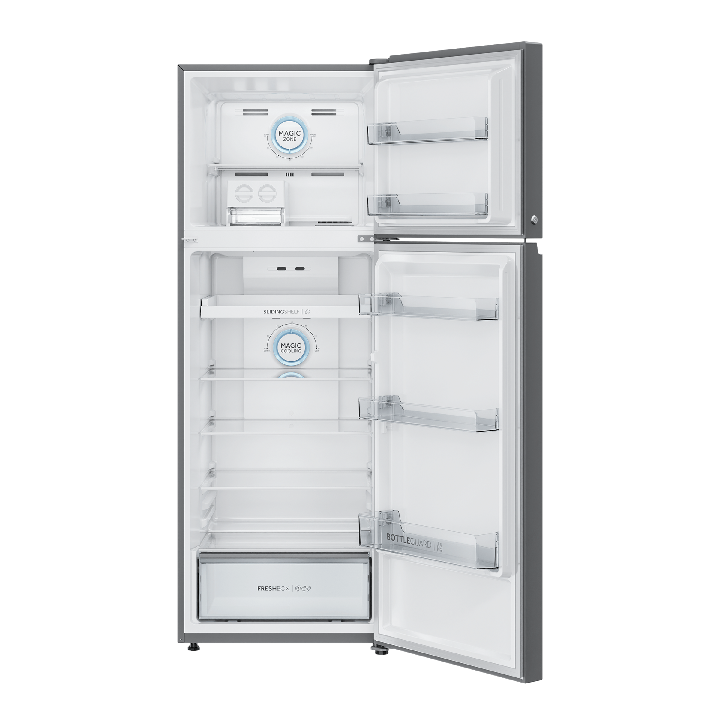 Haier 328 Litres 3 Star Frost Free Double Door Convertible Refrigerator with Triple Inverter Technology (HRF-3783PMG-P, Mirror Glass) Haier 328 Litres 3 Star Frost Free Double Door Convertible Refrigerator with Triple Inverter Technology (HRF-3783PMG-P, Mirror Glass)_5