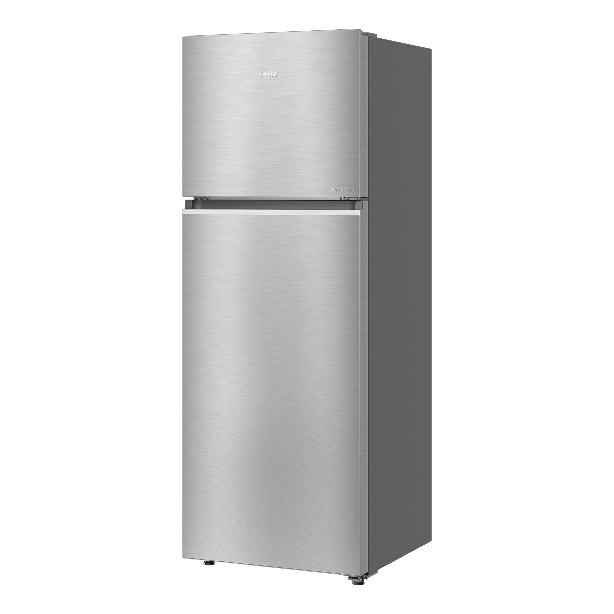 Haier 358 Litres 3 Star Frost Free Double Door Convertible Refrigerator with Triple Inverter Technology (HRF-4083BIS-P, Inox Steel)_1