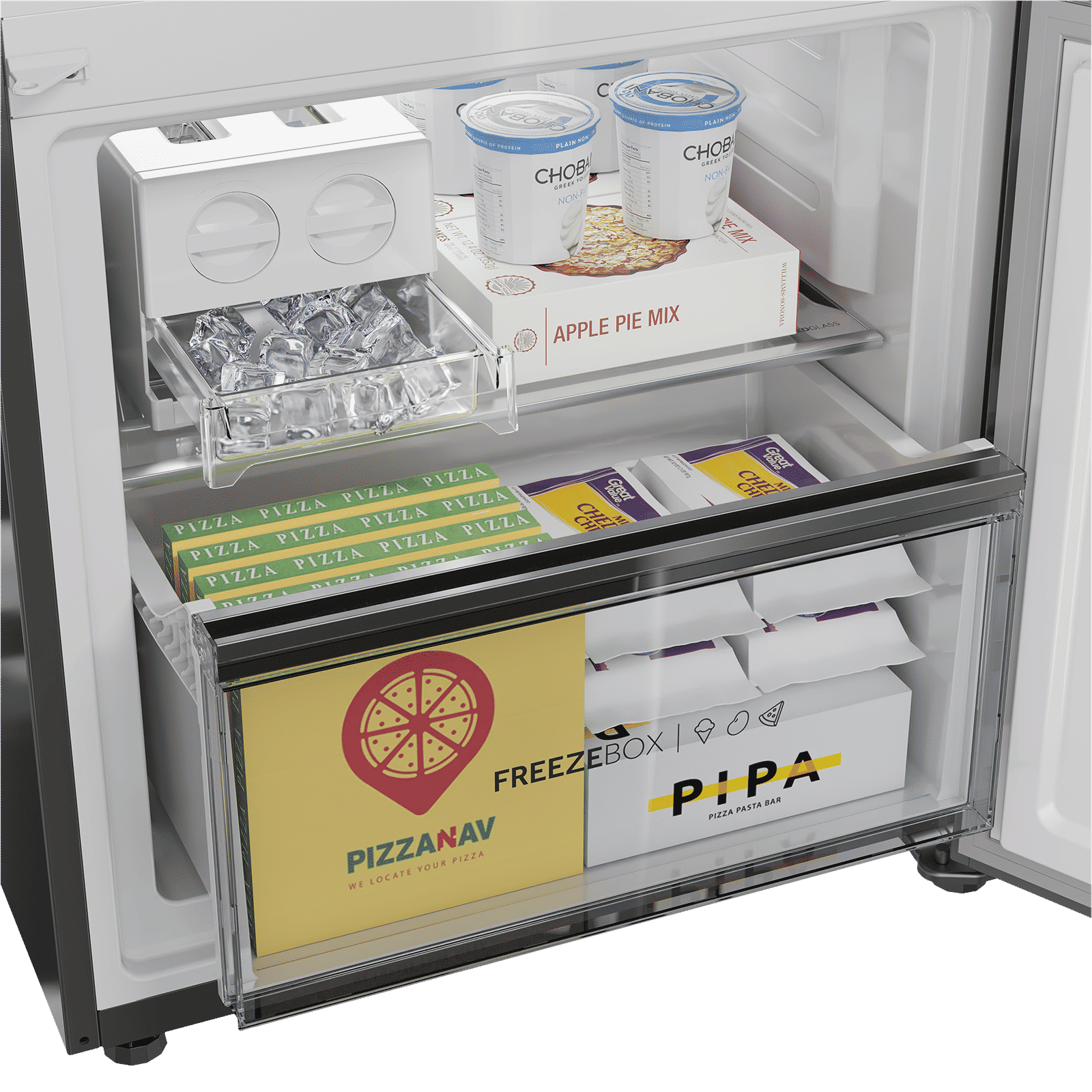 Haier 445 Litres 2 Star Frost Free Double Door Bottom Mount Convertible Refrigerator with Triple Inverter Technology (HRB-4952BIS-P, Inox Steel) Haier 445 Litres 2 Star Frost Free Double Door Bottom Mount Convertible Refrigerator with Triple Inverter Technology (HRB-4952BIS-P, Inox Steel)_12