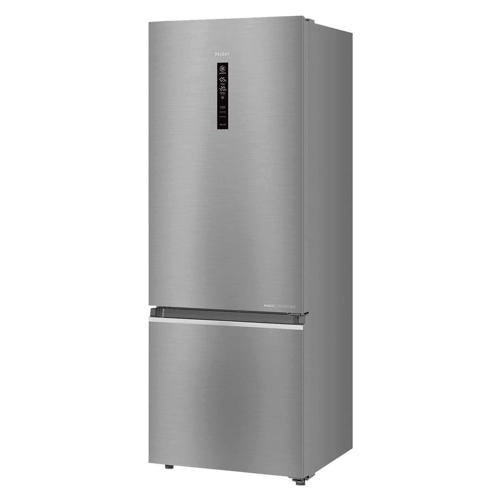 Haier 445 Litres 2 Star Frost Free Double Door Bottom Mount Convertible Refrigerator with Triple Inverter Technology (HRB-4952BIS-P, Inox Steel) Haier 445 Litres 2 Star Frost Free Double Door Bottom Mount Convertible Refrigerator with Triple Inverter Technology (HRB-4952BIS-P, Inox Steel)_4