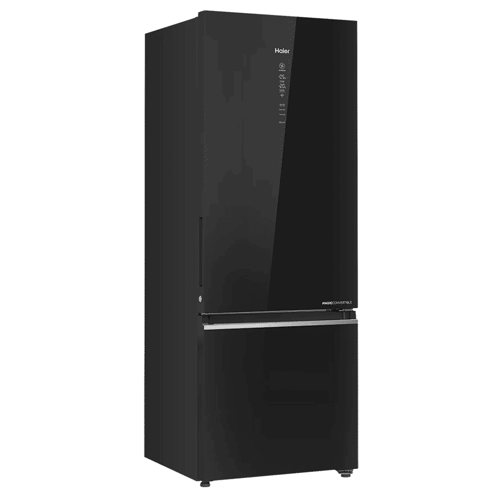 Haier 445 Litres 2 Star Frost Free Double Door Bottom Mount Convertible Refrigerator with Triple Inverter Technology (HRB-4952CKG-P, Black Glass) Haier 445 Litres 2 Star Frost Free Double Door Bottom Mount Convertible Refrigerator with Triple Inverter Technology (HRB-4952CKG-P, Black Glass)_10
