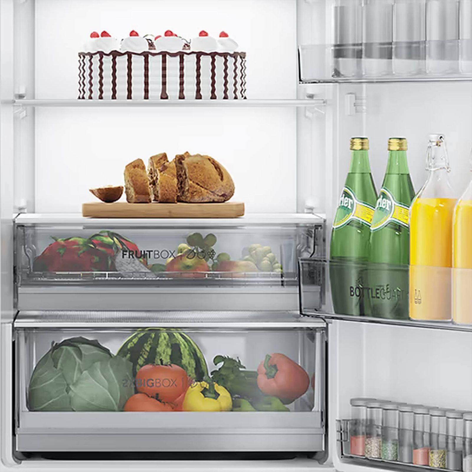 Haier 445 Litres 2 Star Frost Free Double Door Bottom Mount Convertible Refrigerator with Triple Inverter Technology (HRB-4952CKG-P, Black Glass) Haier 445 Litres 2 Star Frost Free Double Door Bottom Mount Convertible Refrigerator with Triple Inverter Technology (HRB-4952CKG-P, Black Glass)_11