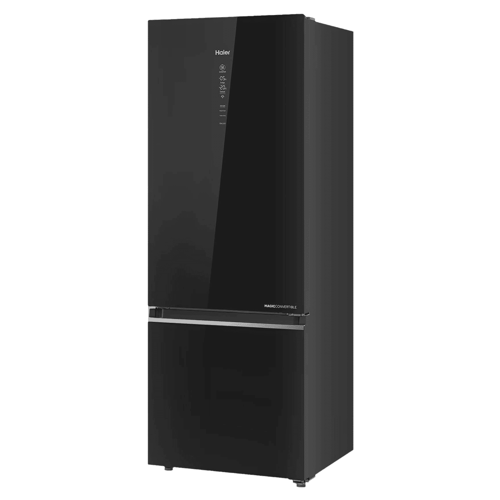 Haier 445 Litres 2 Star Frost Free Double Door Bottom Mount Convertible Refrigerator with Triple Inverter Technology (HRB-4952CKG-P, Black Glass) Haier 445 Litres 2 Star Frost Free Double Door Bottom Mount Convertible Refrigerator with Triple Inverter Technology (HRB-4952CKG-P, Black Glass)_4
