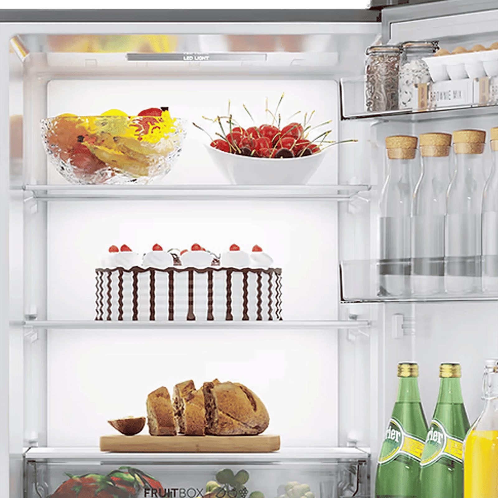 Haier 445 Litres 2 Star Frost Free Double Door Bottom Mount Convertible Refrigerator with Triple Inverter Technology (HRB-4952CKG-P, Black Glass) Haier 445 Litres 2 Star Frost Free Double Door Bottom Mount Convertible Refrigerator with Triple Inverter Technology (HRB-4952CKG-P, Black Glass)_7