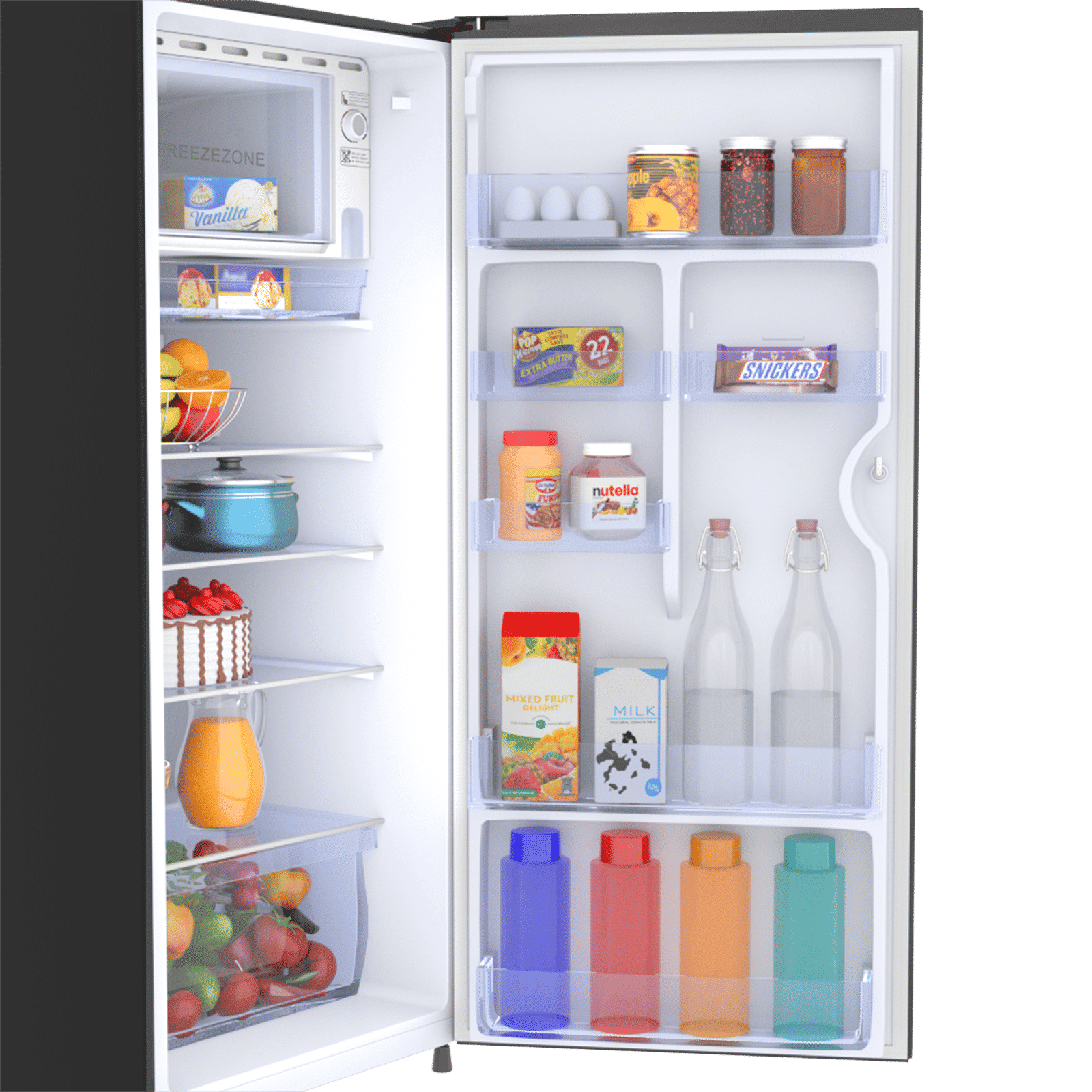 Haier 190 Litres 3 Star Direct Cool Single Door Refrigerator with Diamond Edge Freezing Technology (HRD-2103CBS-P, Brushline Silver)_9