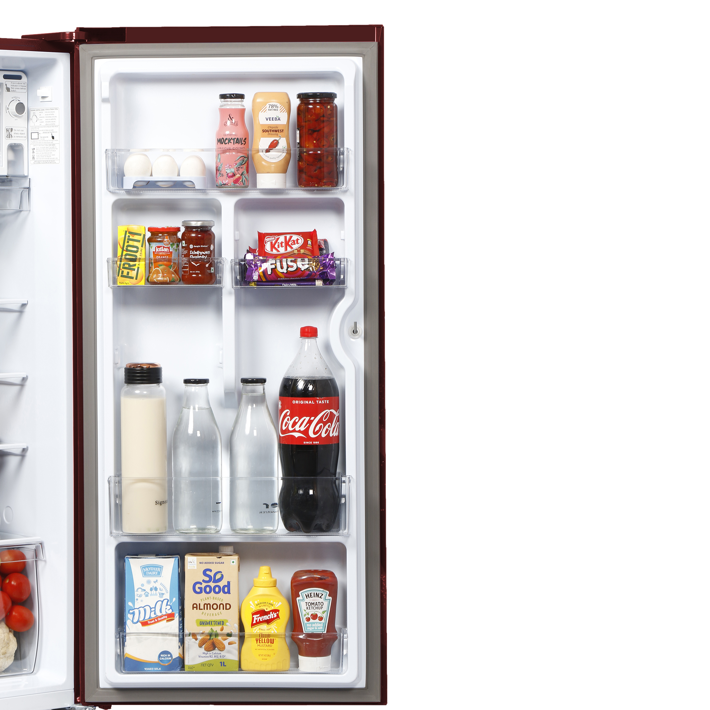 Haier 190 Litres 3 Star Direct Cool Single Door Refrigerator with Diamond Edge Freezing Technology (HRD-2103PRO-P, Red Opal)_11