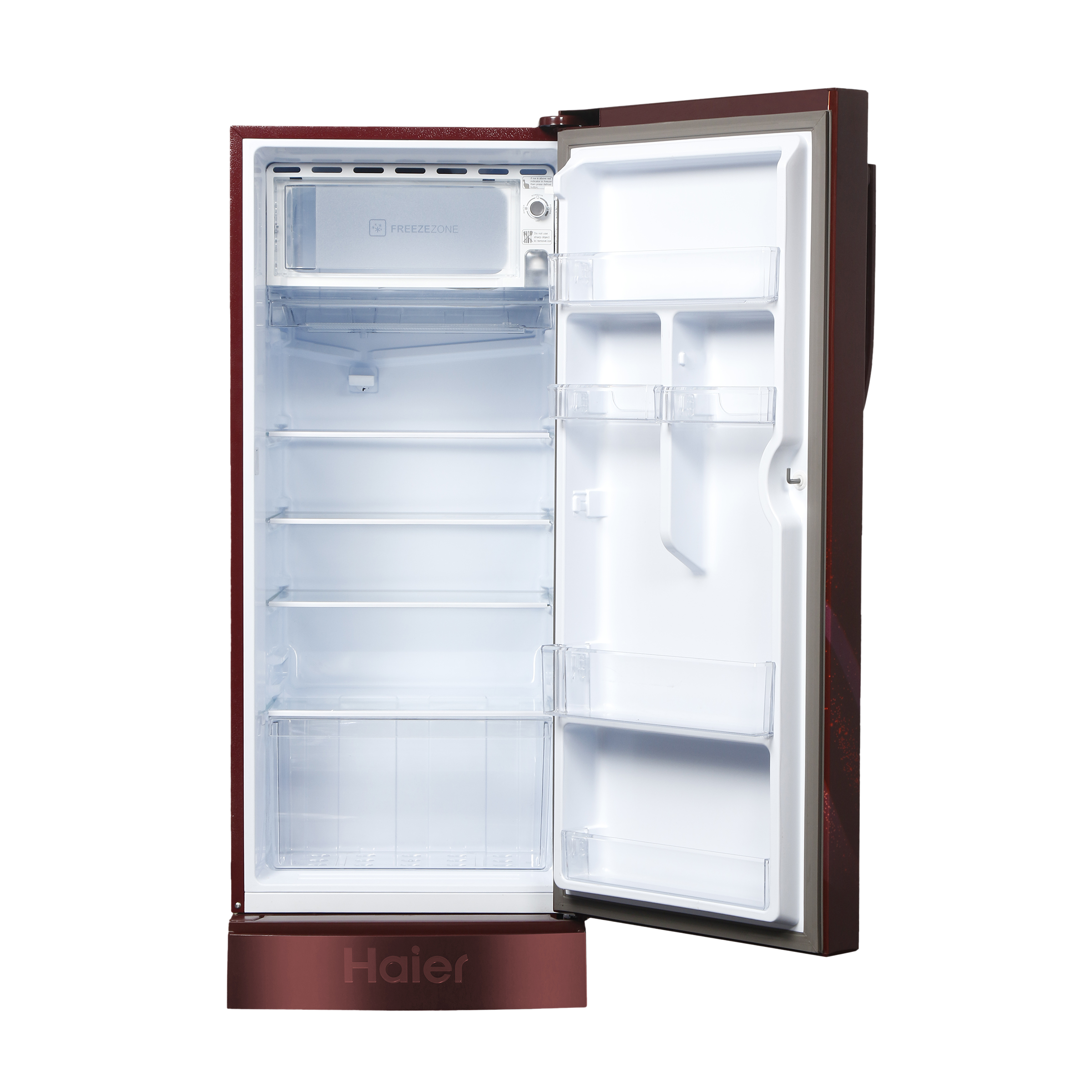 Haier 190 Litres 3 Star Direct Cool Single Door Refrigerator with Diamond Edge Freezing Technology (HRD-2103PRO-P, Red Opal)_5