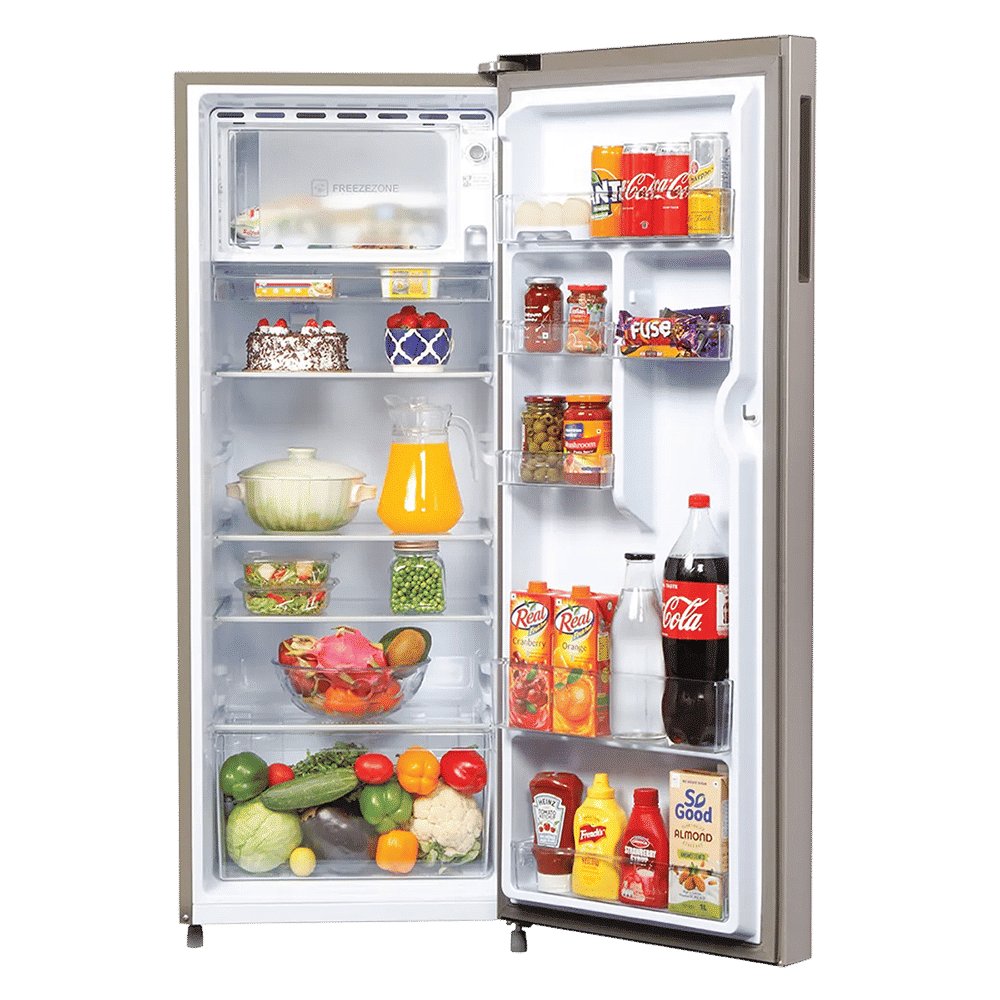 Haier 190 Litres 5 Star Direct Cool Single Door Refrigerator with Stabilizer Free Operation (HRD-2105BIS-P, Inox Steel)_4