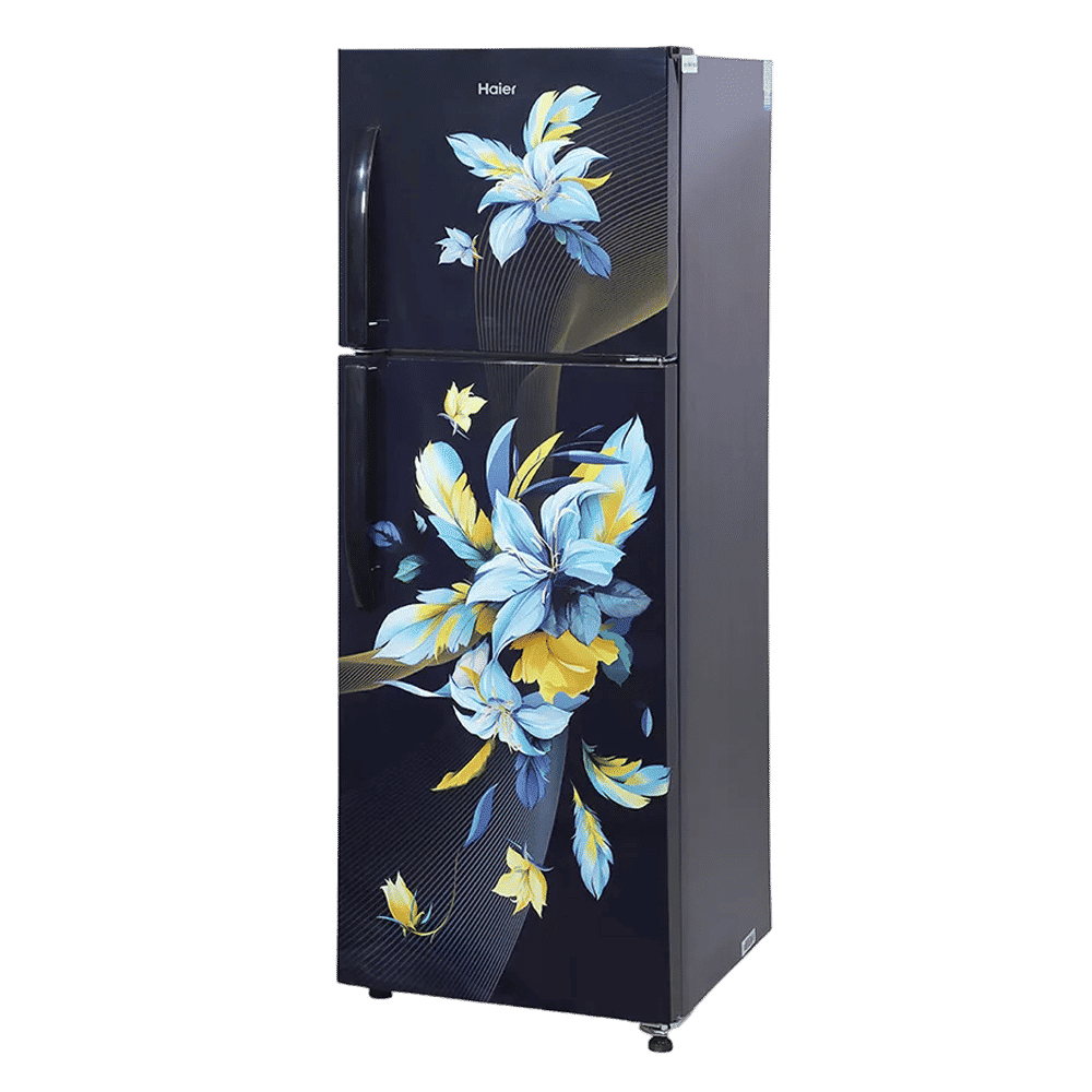 Haier 240 Litres 2 Star Frost Free Double Door Convertible Refrigerator with Turbo Icing (HRF-2902CKO-P, Black Opal)_4