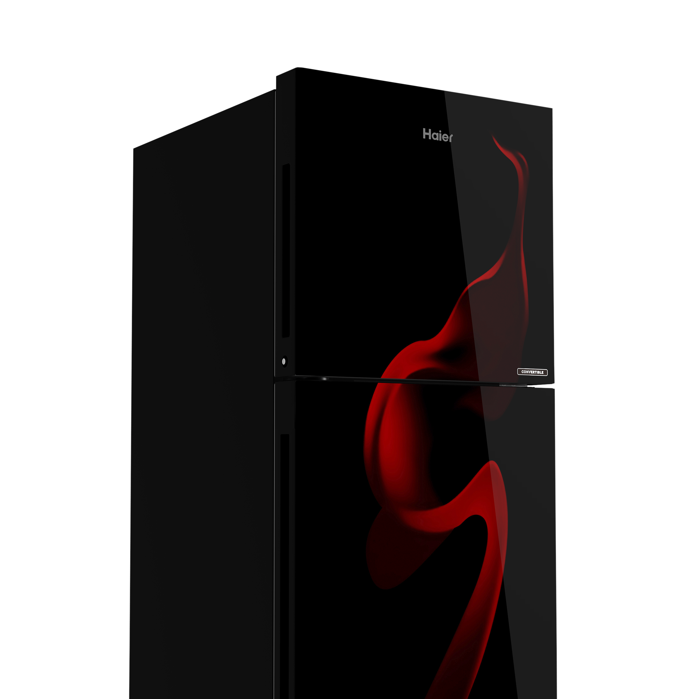 Haier 240 Litres 3 Star Frost Free Double Door Convertible Refrigerator with Turbo Icing (HRF-2903CSG-P, Spiral Glass)_6