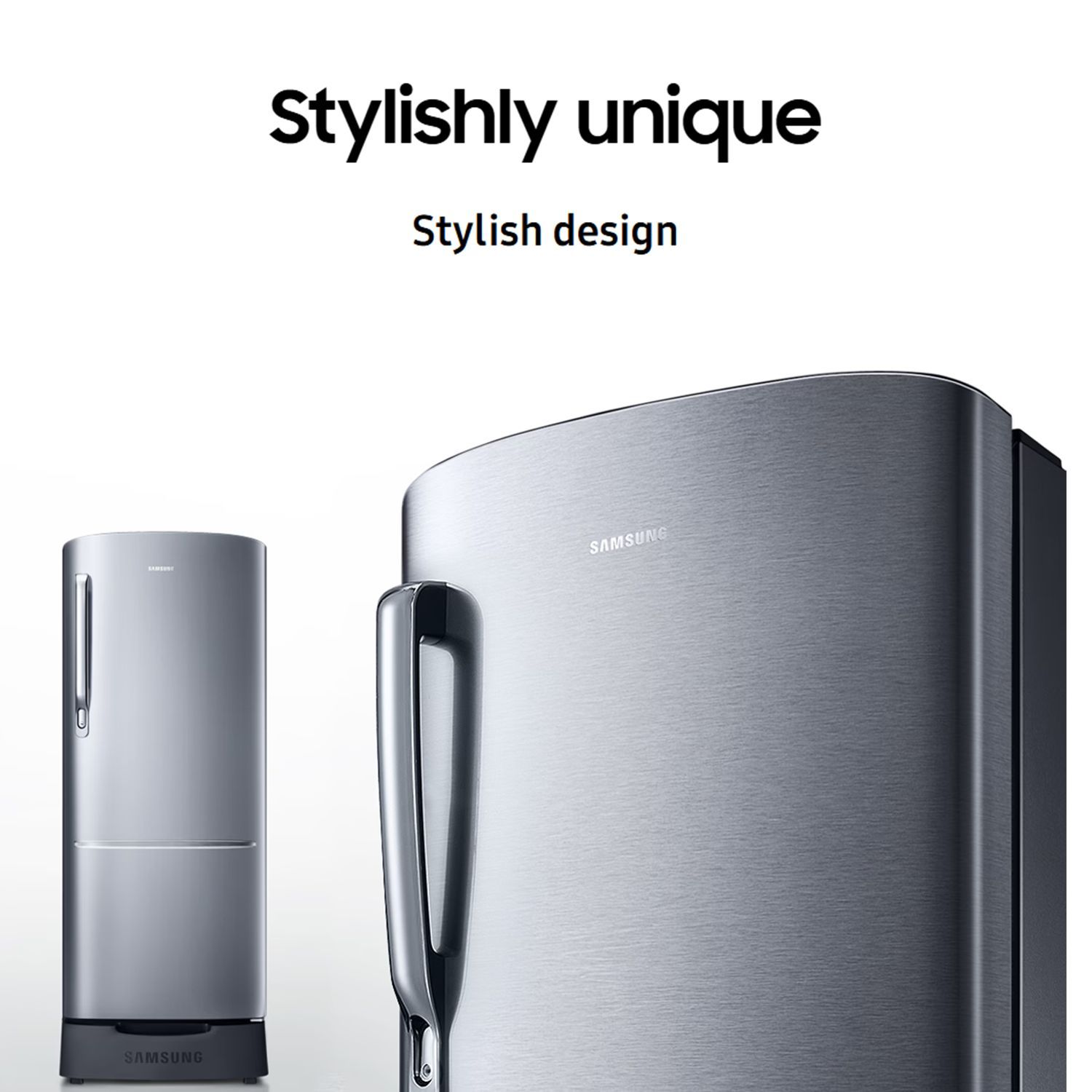 SAMSUNG Stylish Grande 183 Litres3 Star Direct Cool Single Door Refrigerator with Anti Bacterial Gasket (RR20C2Y23S8/HL, Elegant Inox)_12