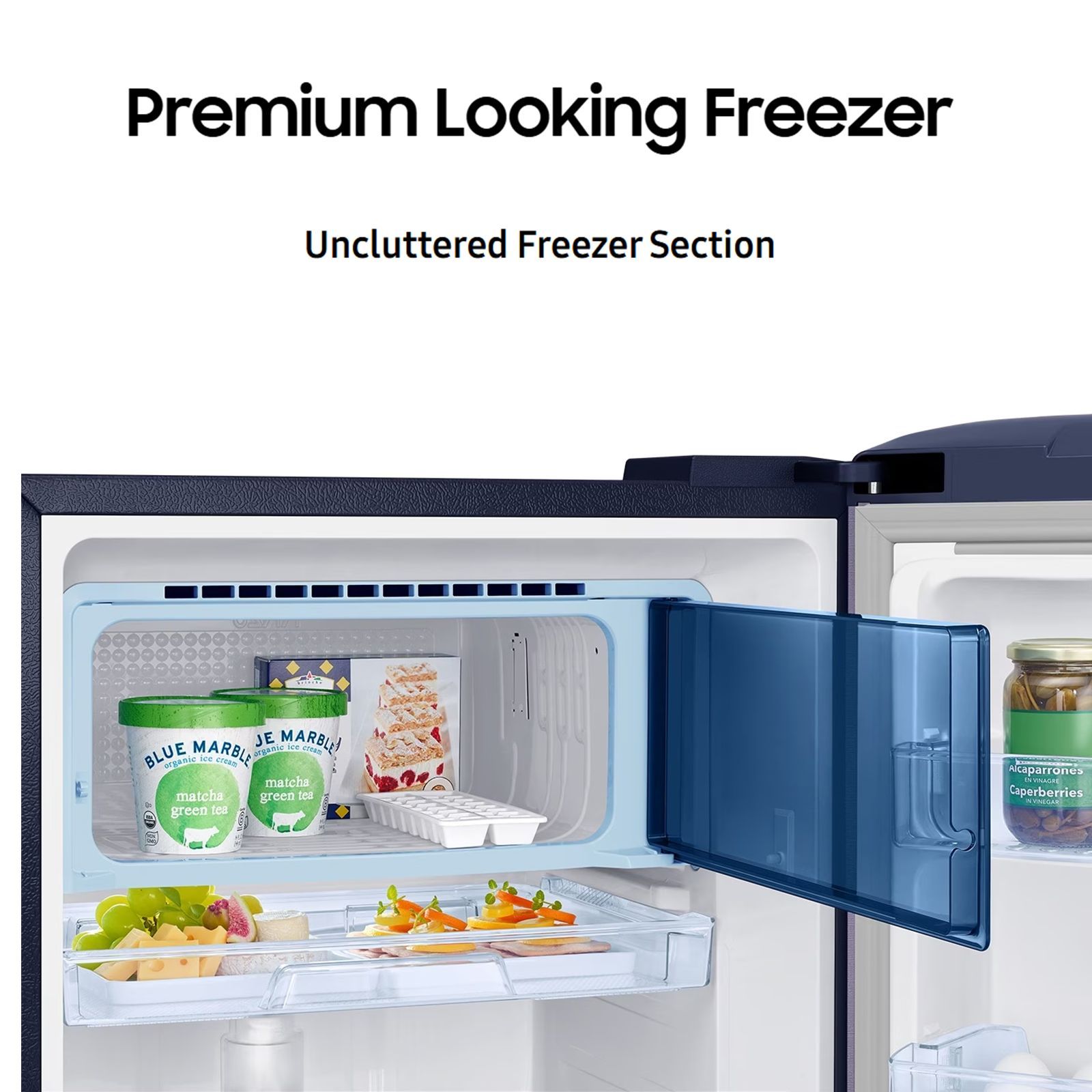 SAMSUNG Horizontal Curve 189 Litres 5 Star Direct Cool Single Door Refrigerator with Anti Bacterial Gasket (RR21C2H25DX/HL, Luxe Brown)_18