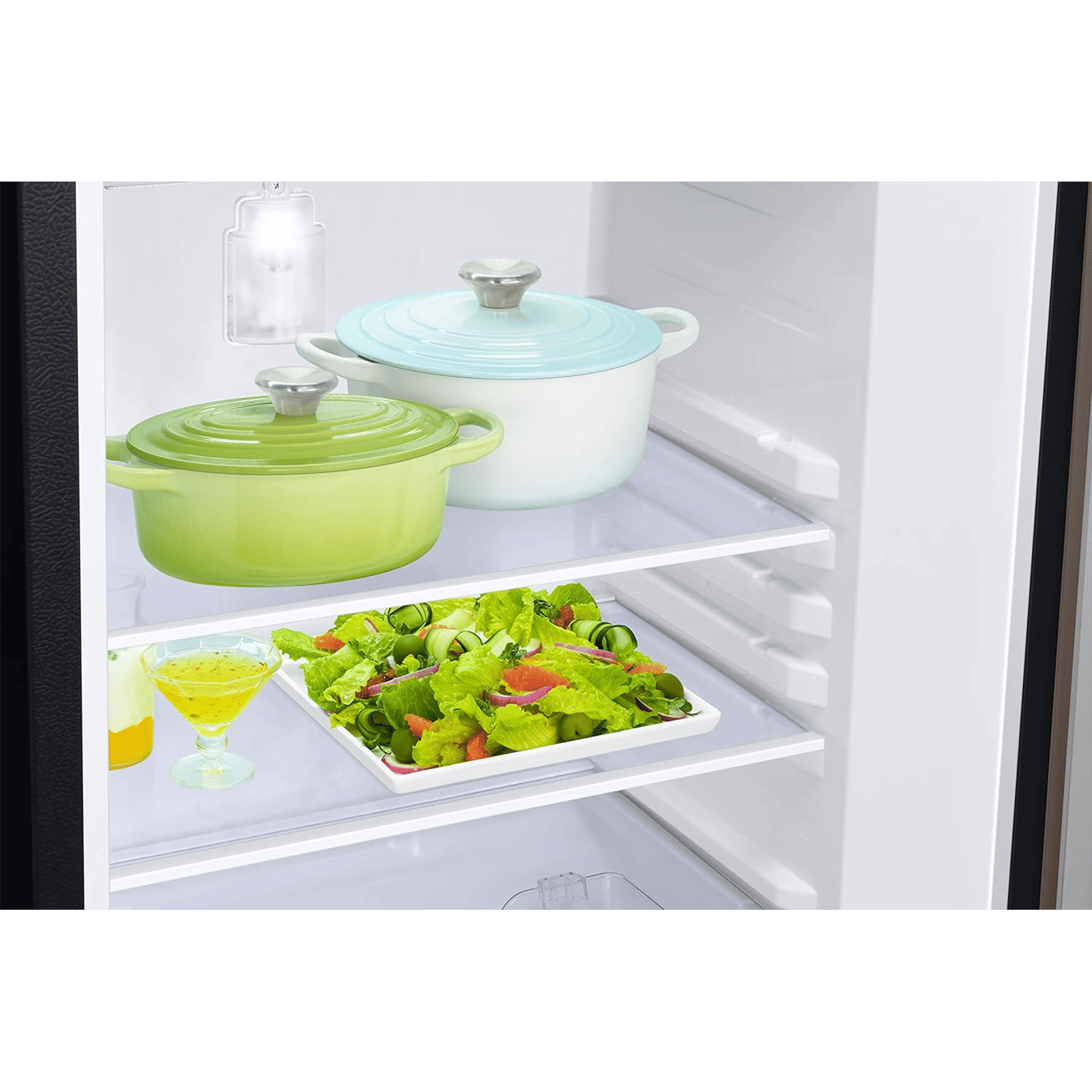 SAMSUNG Horizontal Curve 189 Litres 5 Star Direct Cool Single Door Refrigerator with Anti Bacterial Gasket (RR21C2H25DX/HL, Luxe Brown)_7