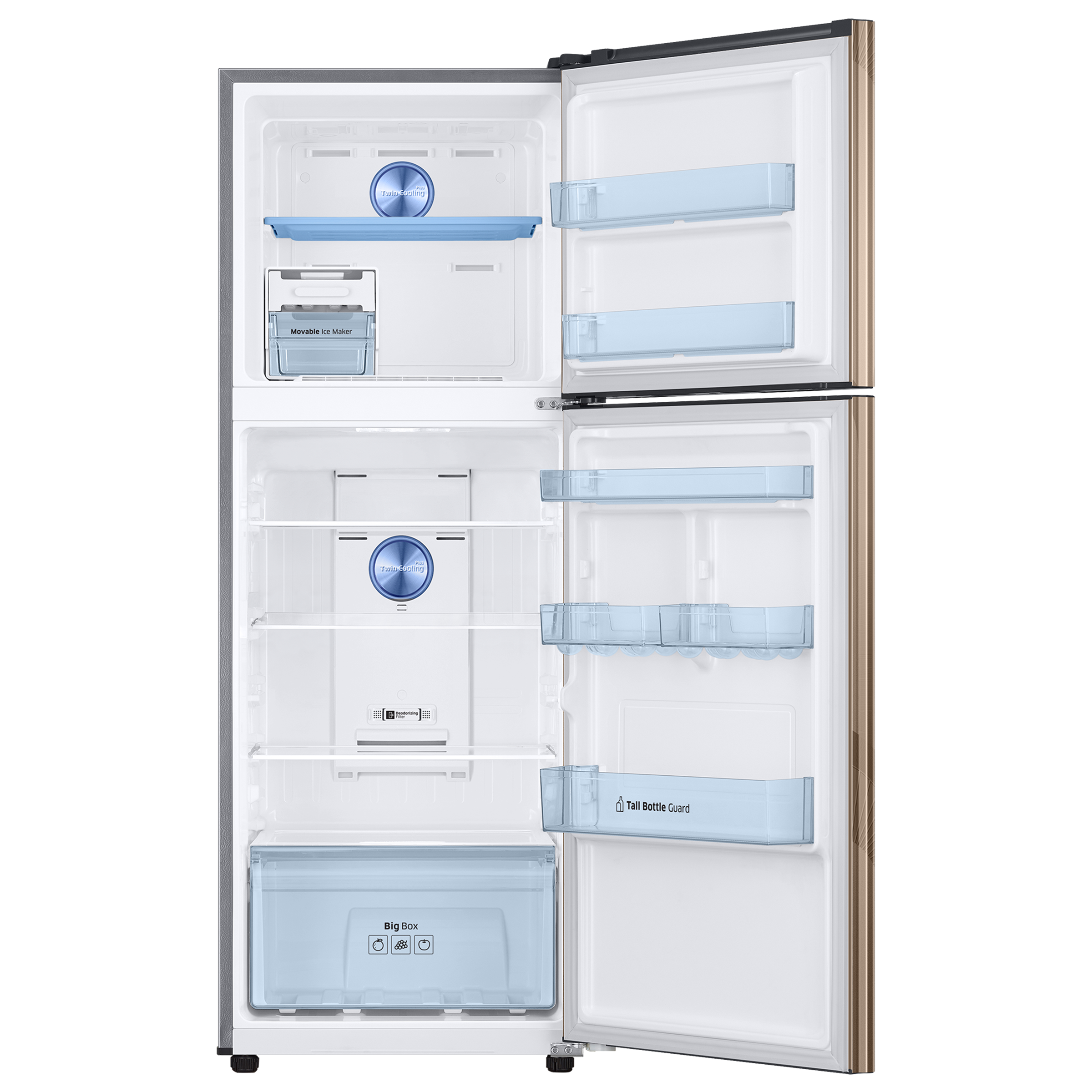 SAMSUNG 301 Litres 2 Star Frost Free Double Door Refrigerator with Twin Plus Cooling Technology (RT34C4522YB/HL, Bronze Archi) SAMSUNG 301 Litres 2 Star Frost Free Double Door Refrigerator with Twin Plus Cooling Technology (RT34C4522YB/HL, Bronze Archi)_6