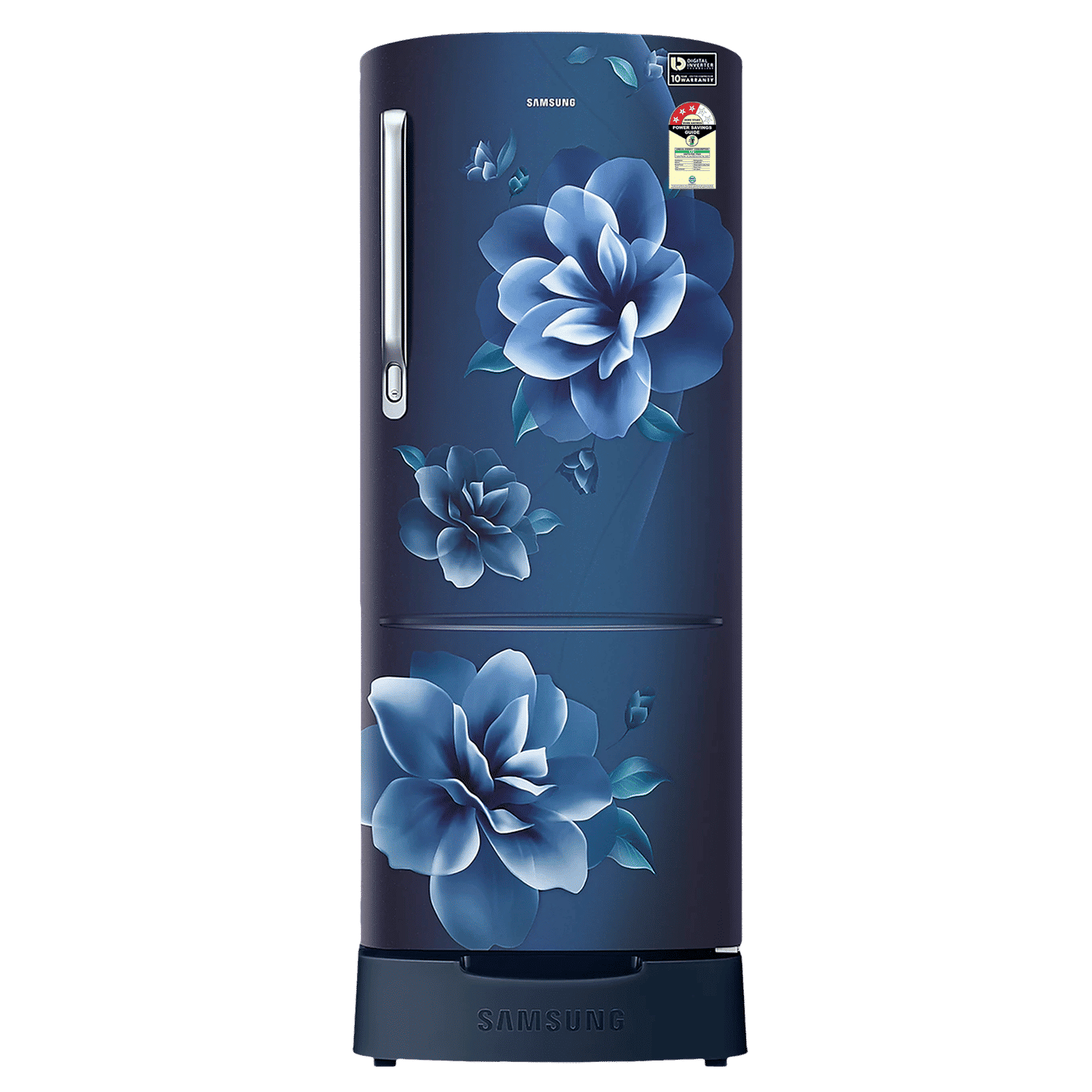 SAMSUNG Stylish Grande 223 Litres3 Star Direct Cool Single Door Refrigerator with Base Stand Drawer (RR24C2823CU/NL, Camellia Blue) SAMSUNG Stylish Grande 223 Litres3 Star Direct Cool Single Door Refrigerator with Base Stand Drawer (RR24C2823CU/NL, Camellia Blue)_1