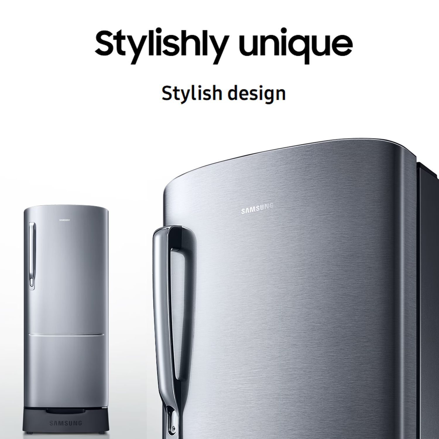 SAMSUNG Stylish Grande 223 Litres3 Star Direct Cool Single Door Refrigerator with Base Stand Drawer (RR24C2823CU/NL, Camellia Blue)_11