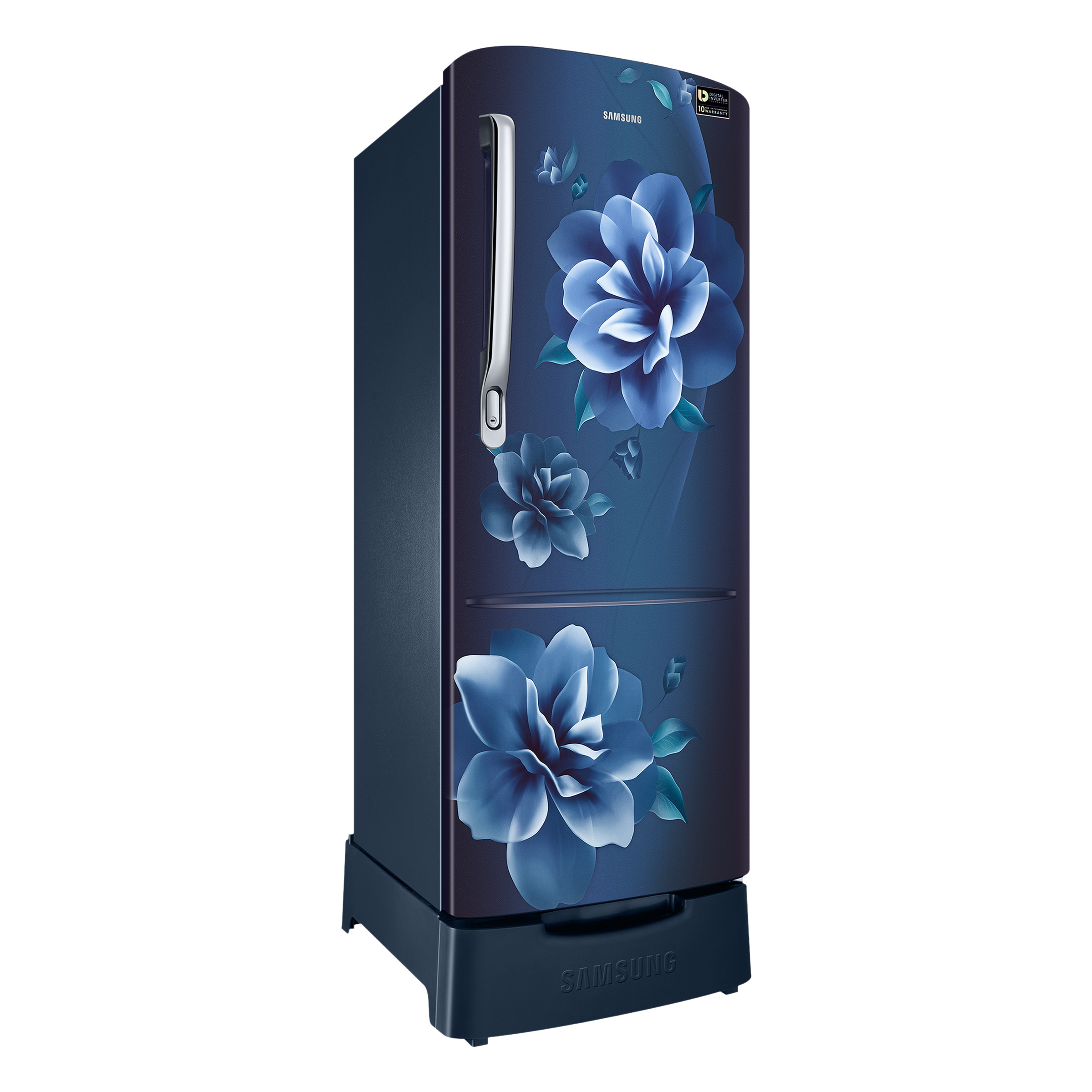 SAMSUNG Stylish Grande 223 Litres3 Star Direct Cool Single Door Refrigerator with Base Stand Drawer (RR24C2823CU/NL, Camellia Blue)_13