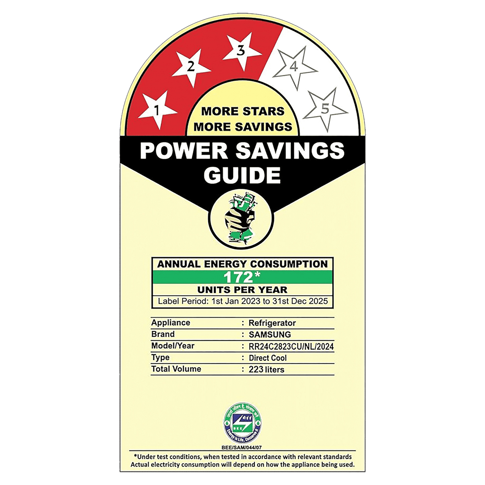SAMSUNG Stylish Grande 223 Litres3 Star Direct Cool Single Door Refrigerator with Base Stand Drawer (RR24C2823CU/NL, Camellia Blue) SAMSUNG Stylish Grande 223 Litres3 Star Direct Cool Single Door Refrigerator with Base Stand Drawer (RR24C2823CU/NL, Camellia Blue)_14