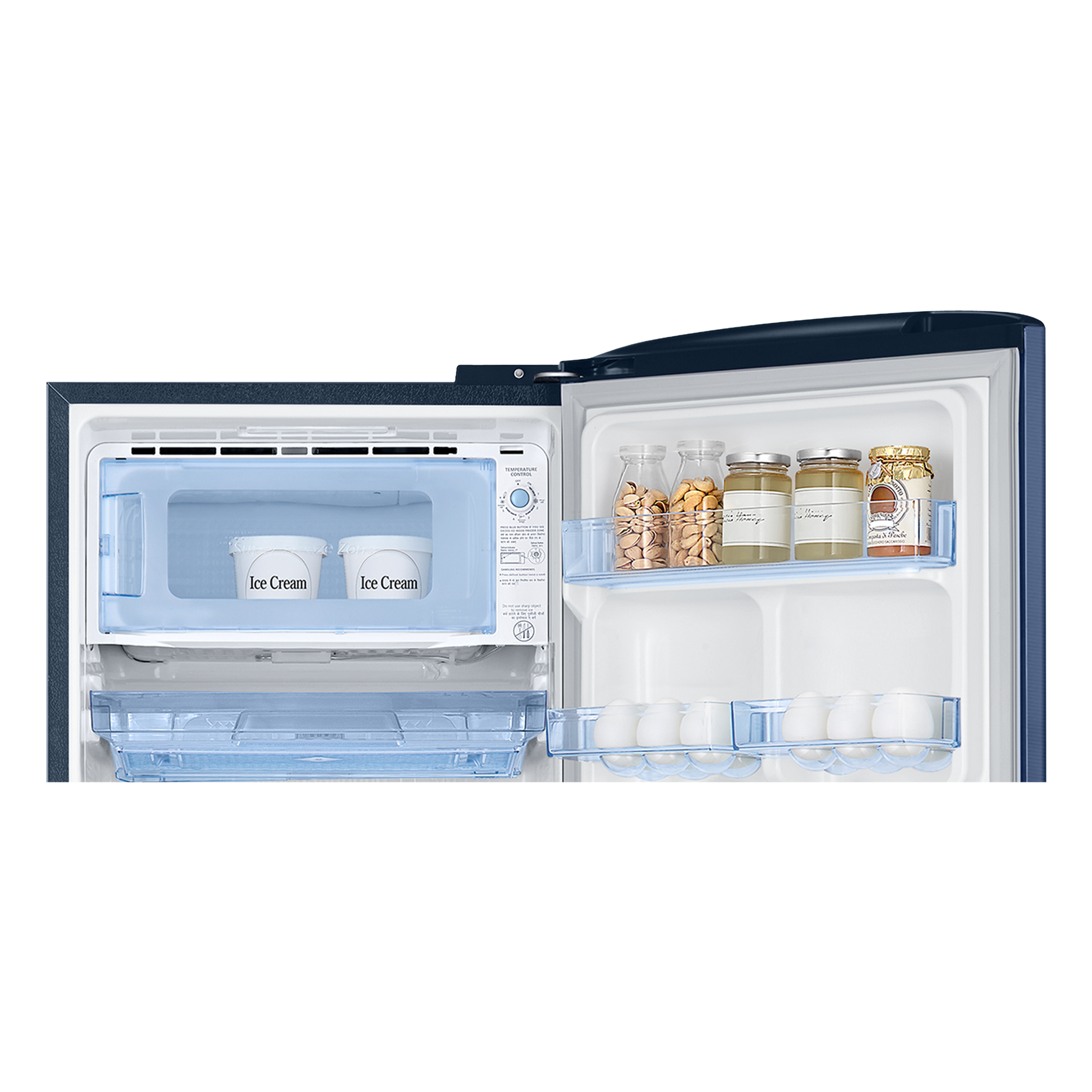 SAMSUNG Stylish Grande 223 Litres3 Star Direct Cool Single Door Refrigerator with Base Stand Drawer (RR24C2823CU/NL, Camellia Blue) SAMSUNG Stylish Grande 223 Litres3 Star Direct Cool Single Door Refrigerator with Base Stand Drawer (RR24C2823CU/NL, Camellia Blue)_7