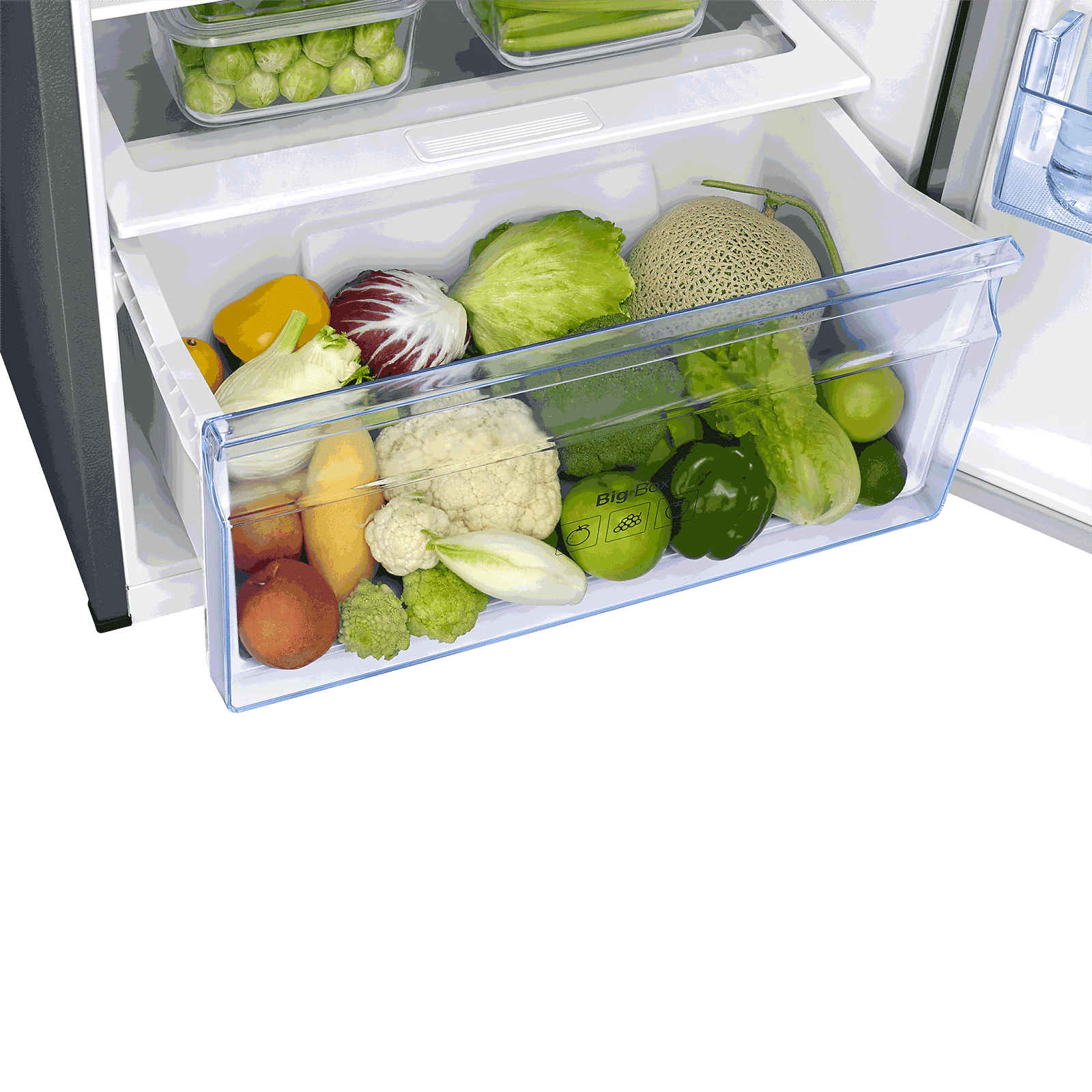 SAMSUNG 385 Litres 2 Star Frost Free Double Door Convertible Refrigerator with Deodorizer (RT42C5532S8/HL, Elegant Inox)_10