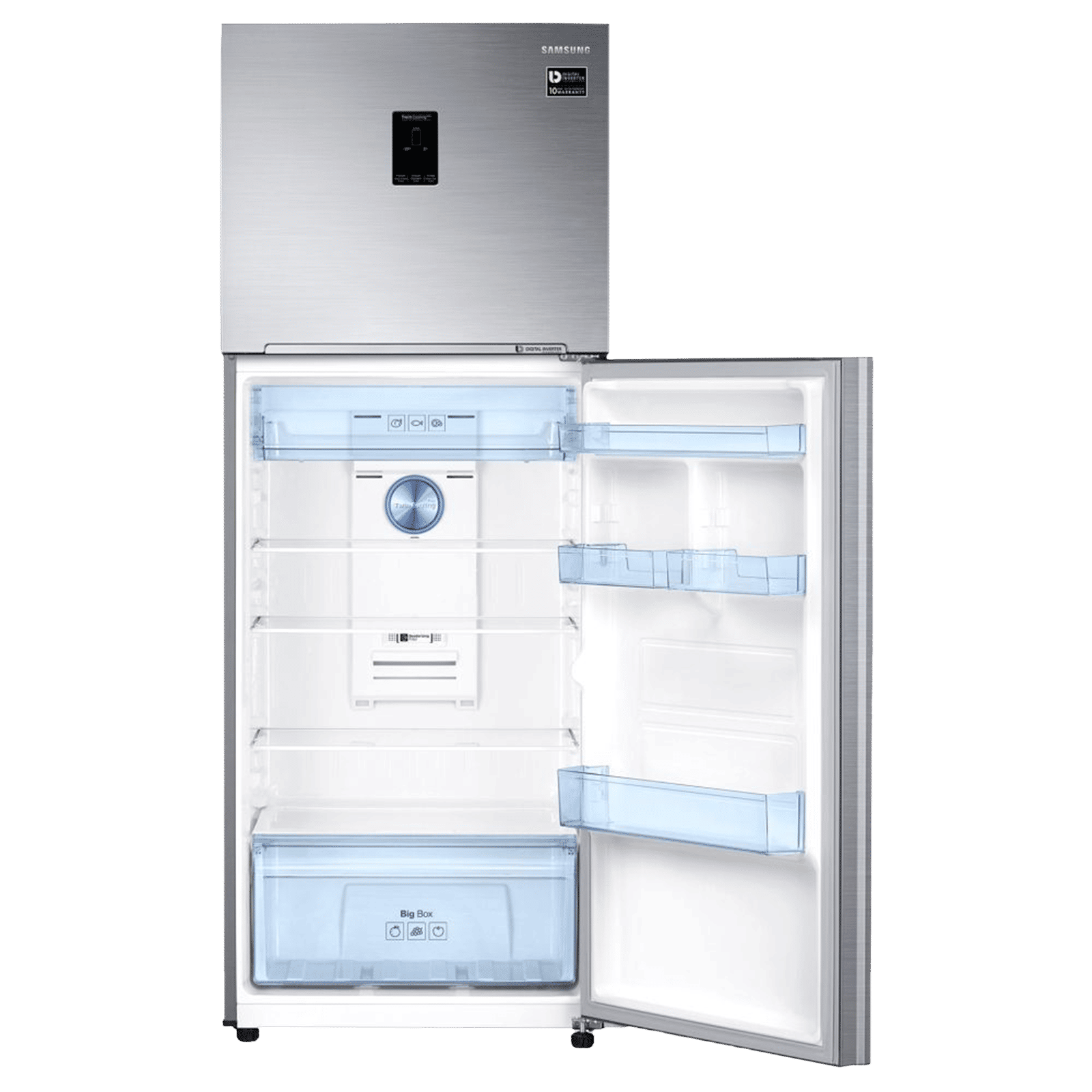 SAMSUNG 385 Litres 2 Star Frost Free Double Door Convertible Refrigerator with Deodorizer (RT42C5532S8/HL, Elegant Inox)_12