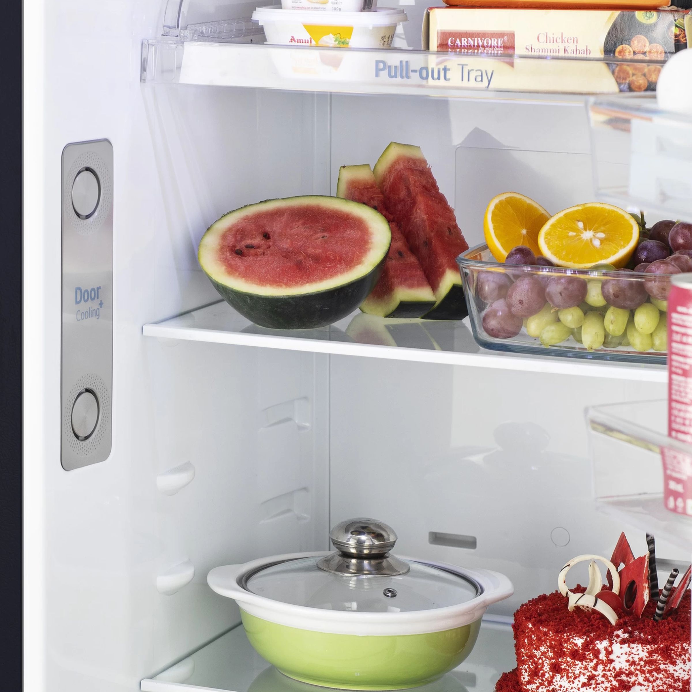 LG 246 Litres 3 Star Frost Free Double Door Convertible Refrigerator with Door Cooling Plus Technology (GL-T262TESX.AESZEB, Ebony Sheen)_9