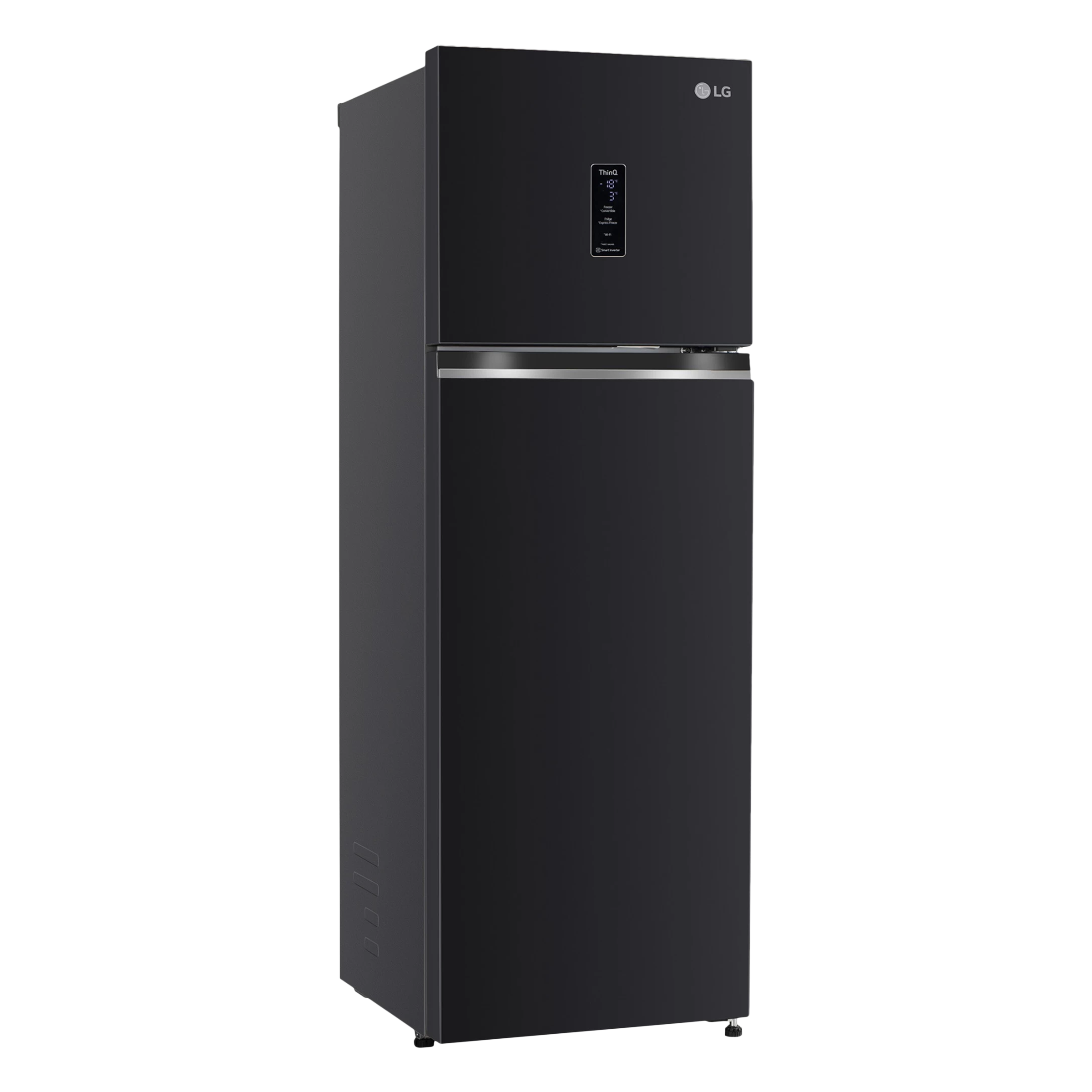 LG 246 Litres 3 Star Frost Free Double Door Convertible Refrigerator with Door Cooling Plus Technology (GL-T262TESX.AESZEB, Ebony Sheen)_14