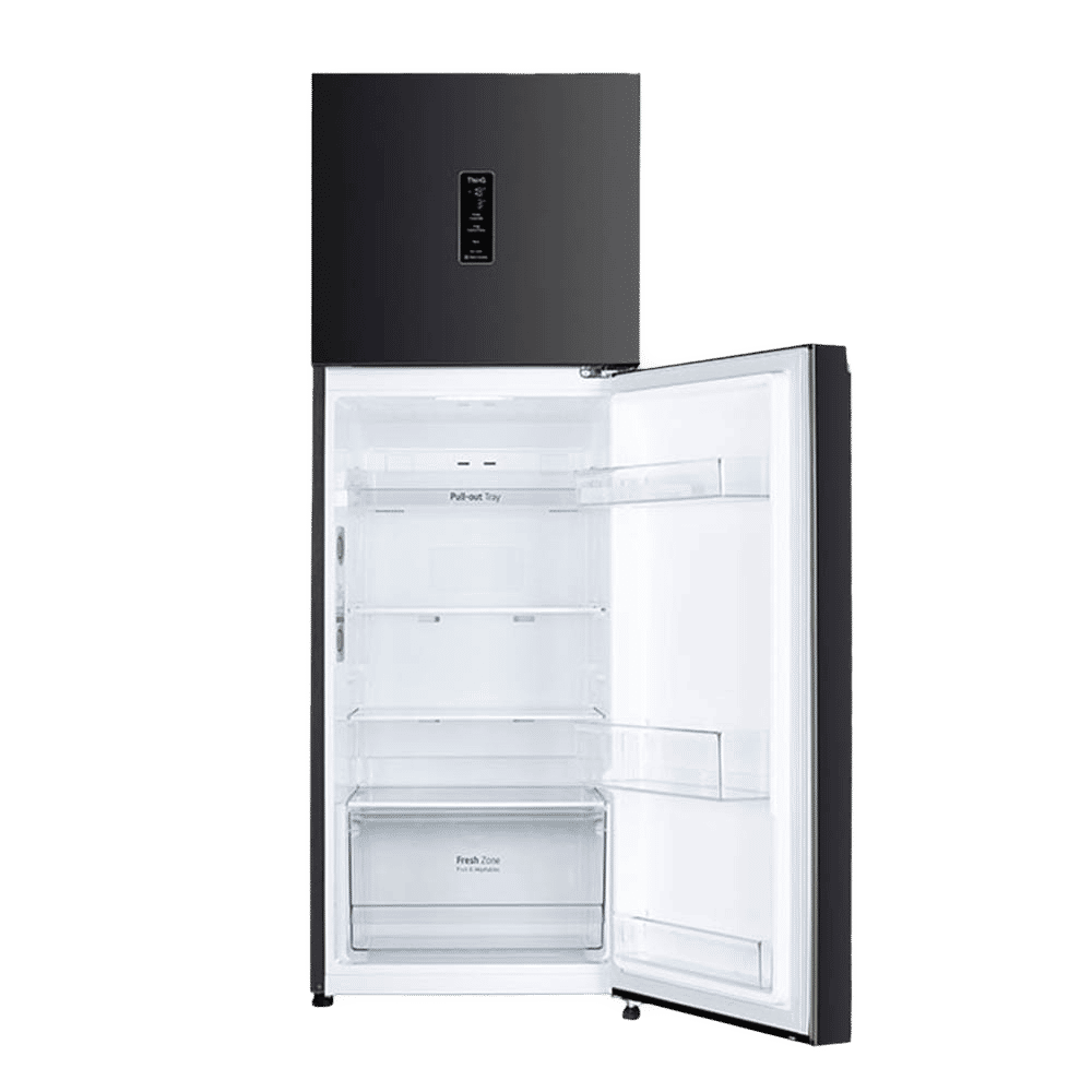 LG 246 Litres 3 Star Frost Free Double Door Convertible Refrigerator with Door Cooling Plus Technology (GL-T262TESX.AESZEB, Ebony Sheen)_16