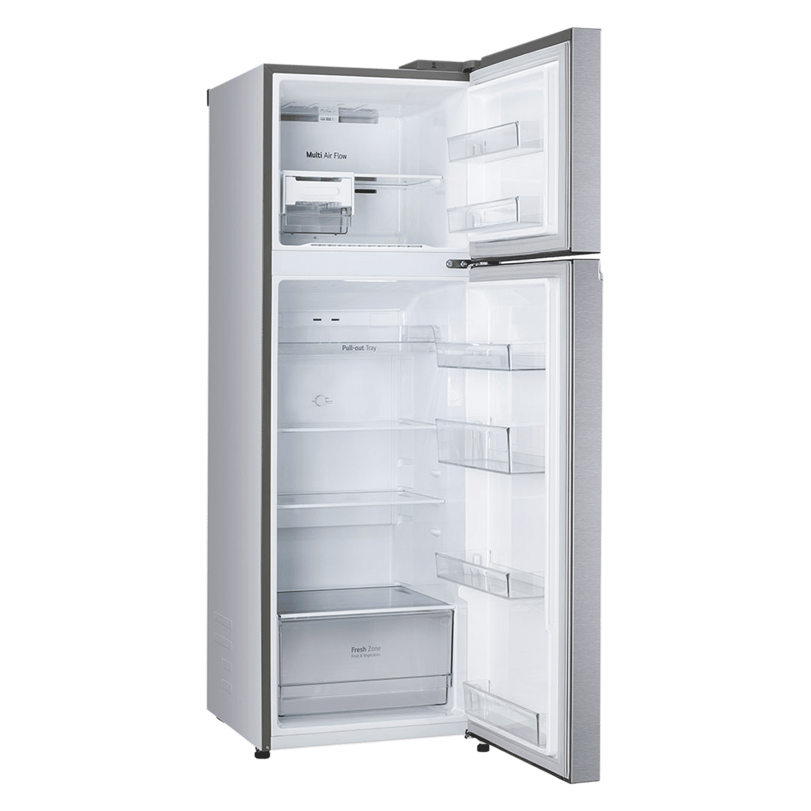 LG 272 Litres 2 Star Frost Free Double Door Refrigerator with Smart Diagnosis (GL-N312SDSY, Dazzle Steel)_7