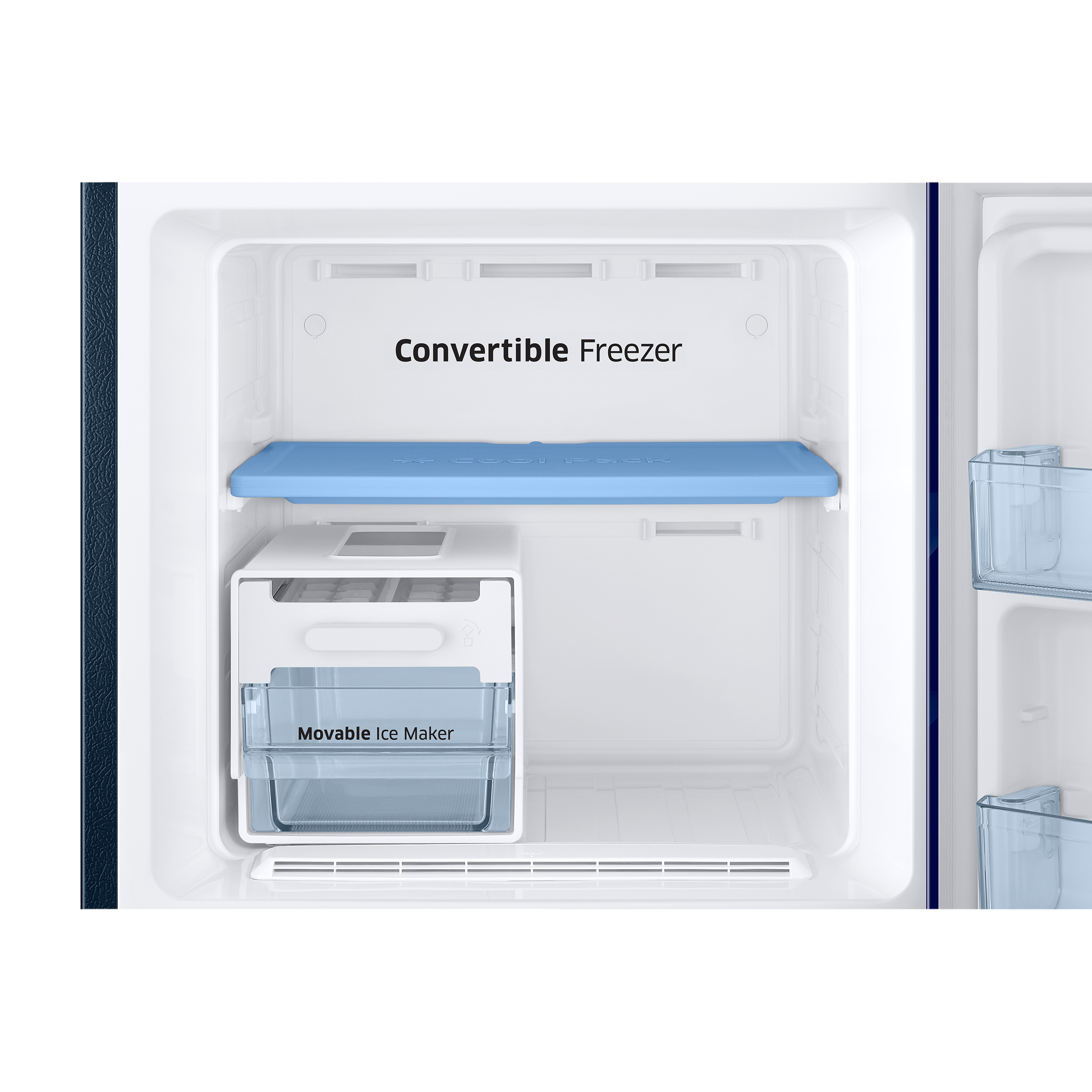 SAMSUNG 236 Litres 2 Star Frost Free Double Door Convertible Refrigerator with Deodorizing Filter (RT28C3732HS/HL, Hydrangea Blue)_10