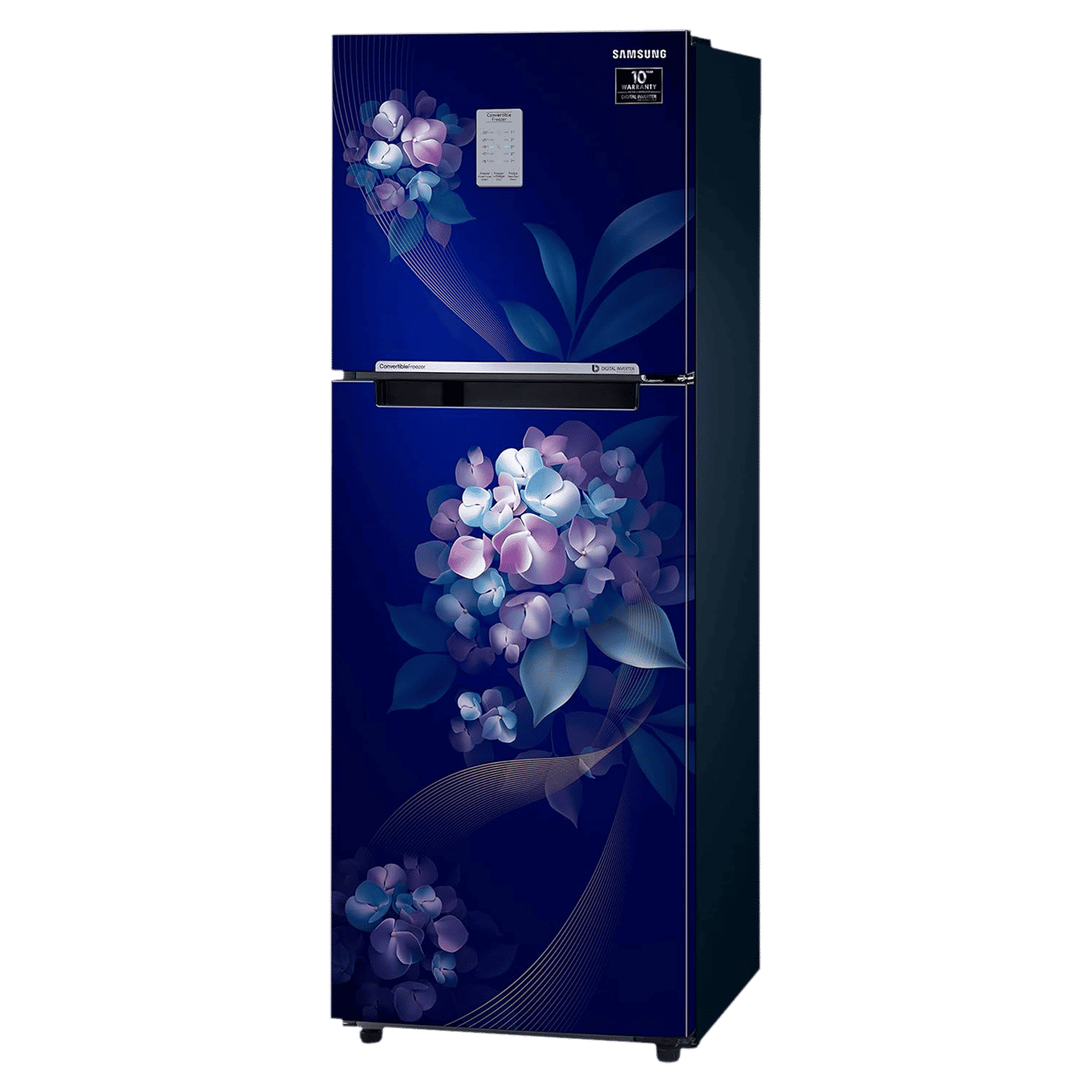 SAMSUNG 236 Litres 2 Star Frost Free Double Door Convertible Refrigerator with Deodorizing Filter (RT28C3732HS/HL, Hydrangea Blue)_4