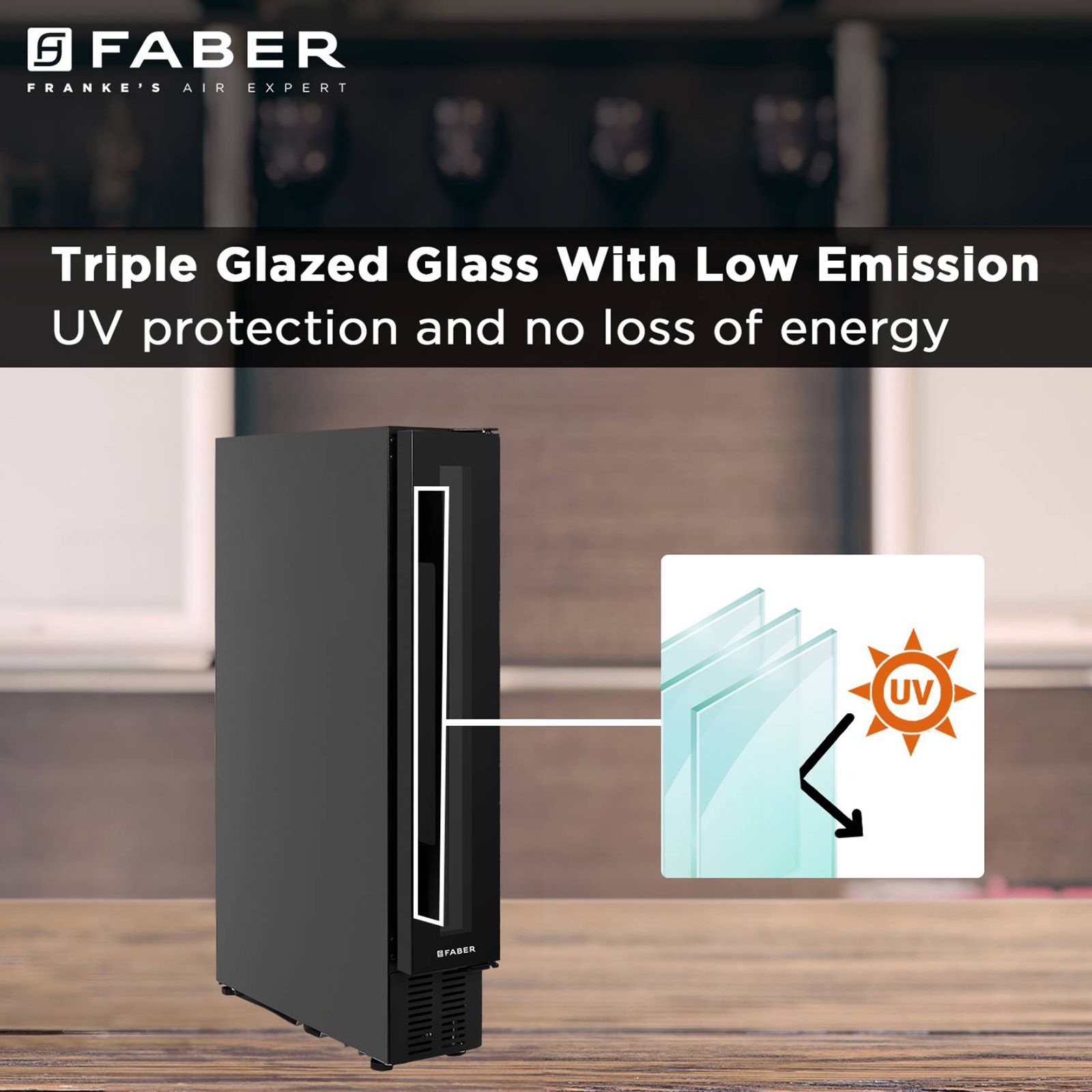 FABER 20 Litres 7 Bottles Wine Cooler (Single Zone, FWCJCF20, Black) FABER 20 Litres 7 Bottles Wine Cooler (Single Zone, FWCJCF20, Black)_7