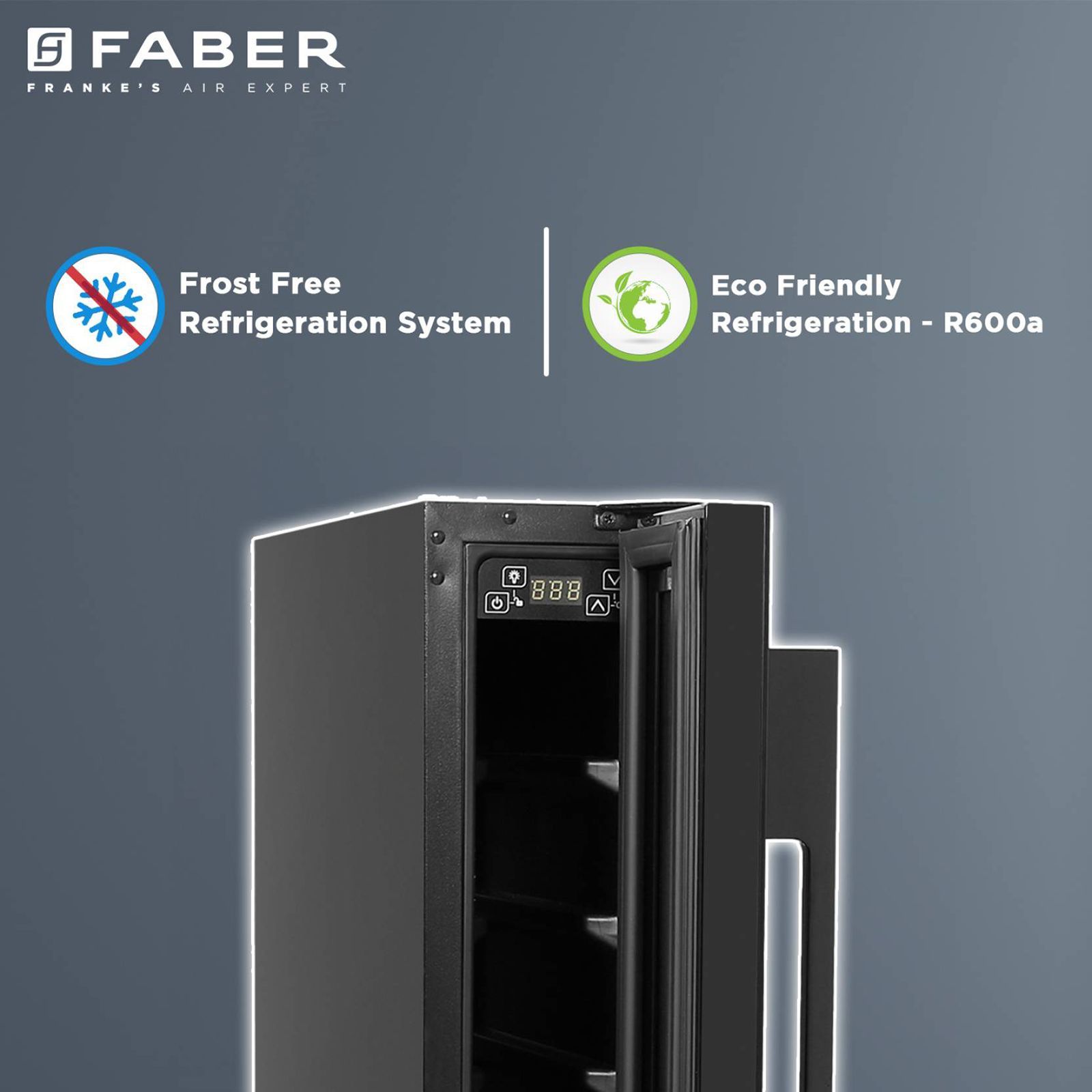 FABER 20 Litres 7 Bottles Wine Cooler (Single Zone, FWCJCF20, Black) FABER 20 Litres 7 Bottles Wine Cooler (Single Zone, FWCJCF20, Black)_8
