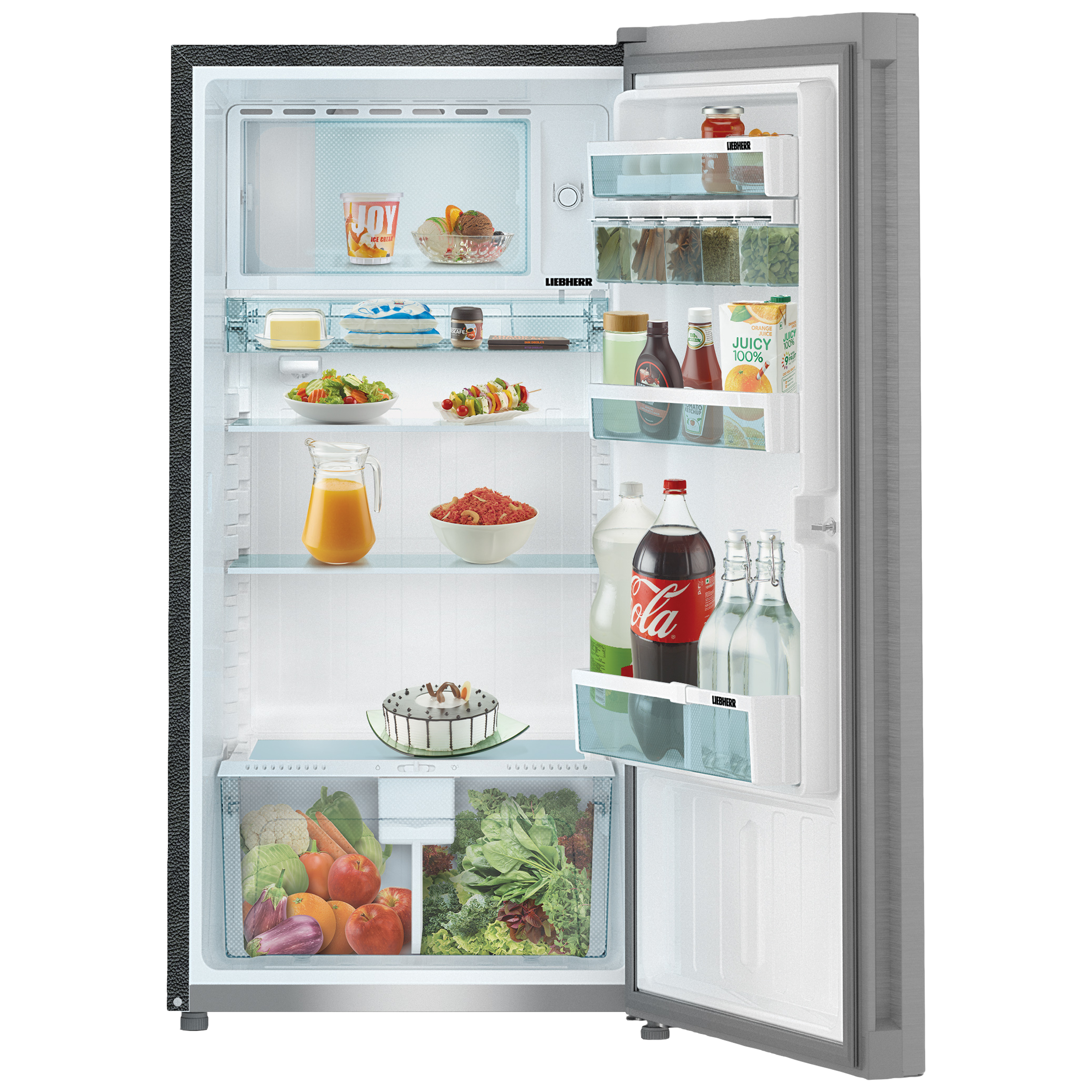 LIEBHERR 220 Litres 3 Star Direct Cool Single Door Refrigerator with LED Lighting (Dsl 2230, Anthracite)_4