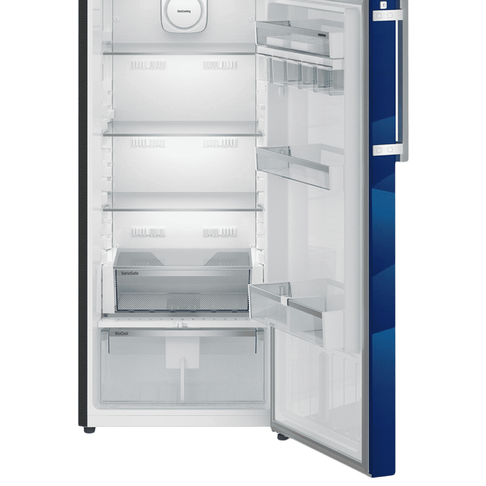LIEBHERR 350 Litres 2 Star Frost Free Double Door Refrigerator with Duo Cool (TDbl 3540, Blue Landscape)_6