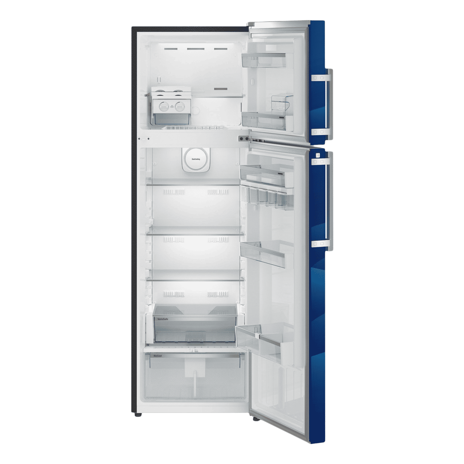LIEBHERR 350 Litres 2 Star Frost Free Double Door Refrigerator with Duo Cool (TDbl 3540, Blue Landscape)_4