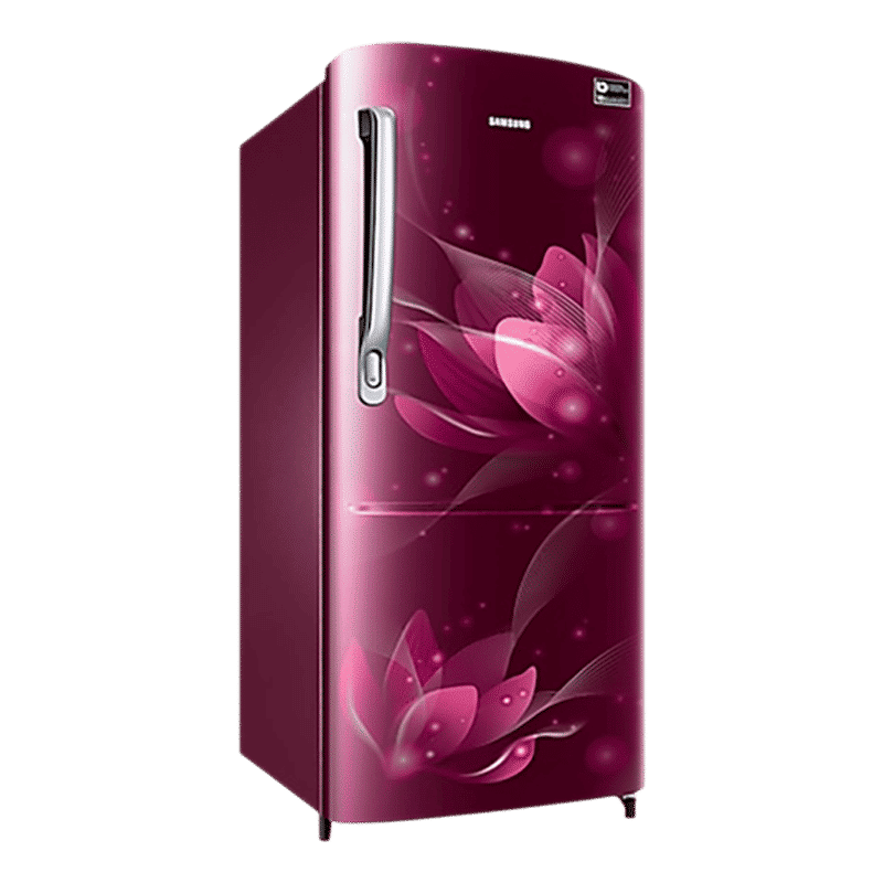 SAMSUNG Stylish Grande 183 Litres3 Star Direct Cool Single Door Refrigerator with Anti Bacterial Gasket (RR20C1723R8/HL, Blooming Saffron Red)_17