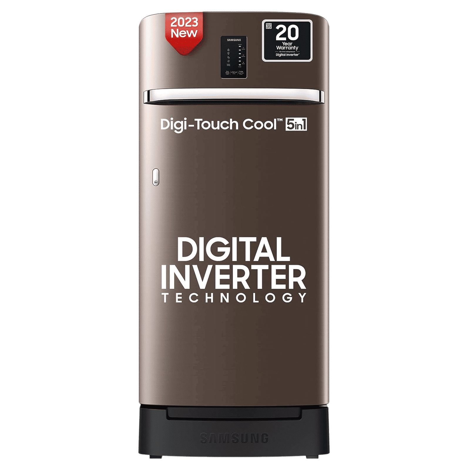 SAMSUNG 189 Litres 4 Star Direct Cool Single Door Refrigerator (RR21C2F24DX/HL, Luxe Brown)_1